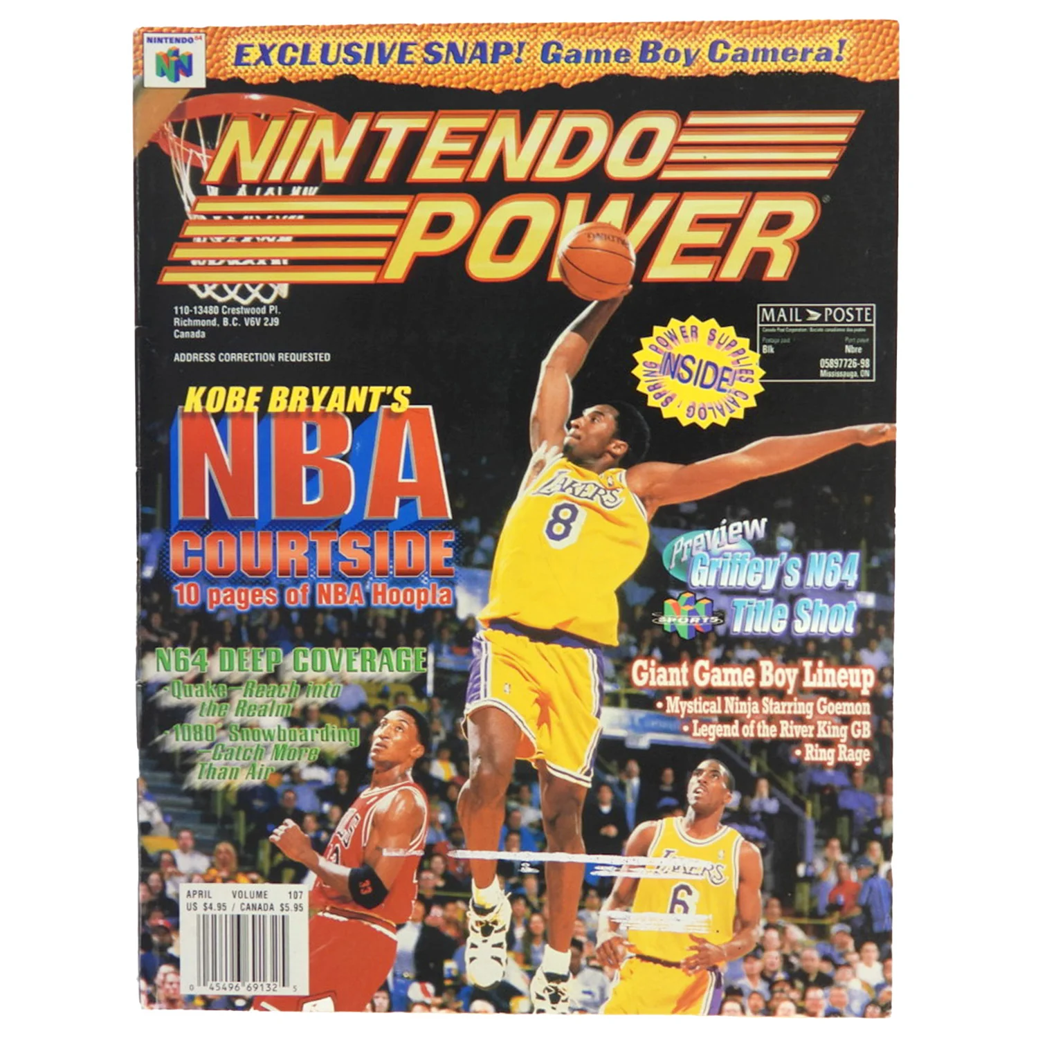 NBA Courtside [Volume 107] [Nintendo Power] (Magazines) - Image 4