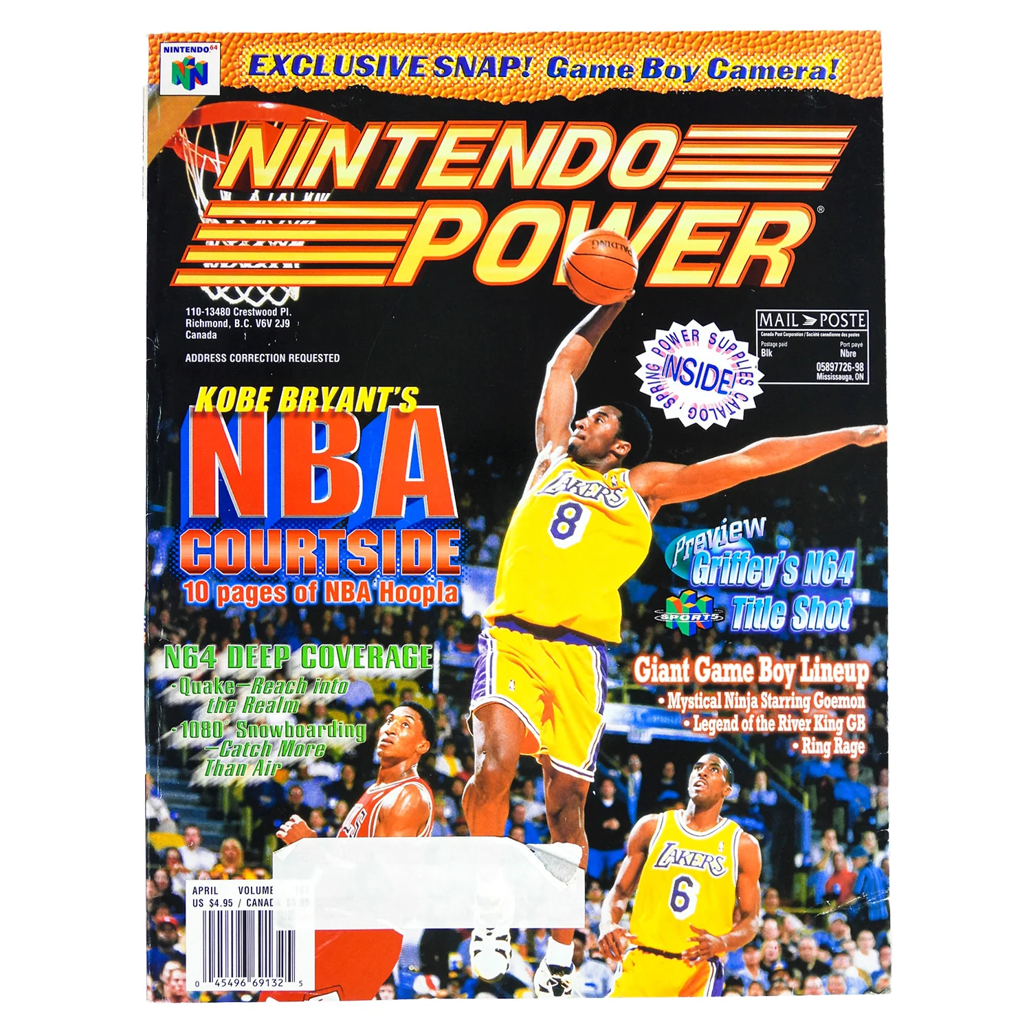 NBA Courtside [Volume 107] [Nintendo Power] (Magazines) - Image 7