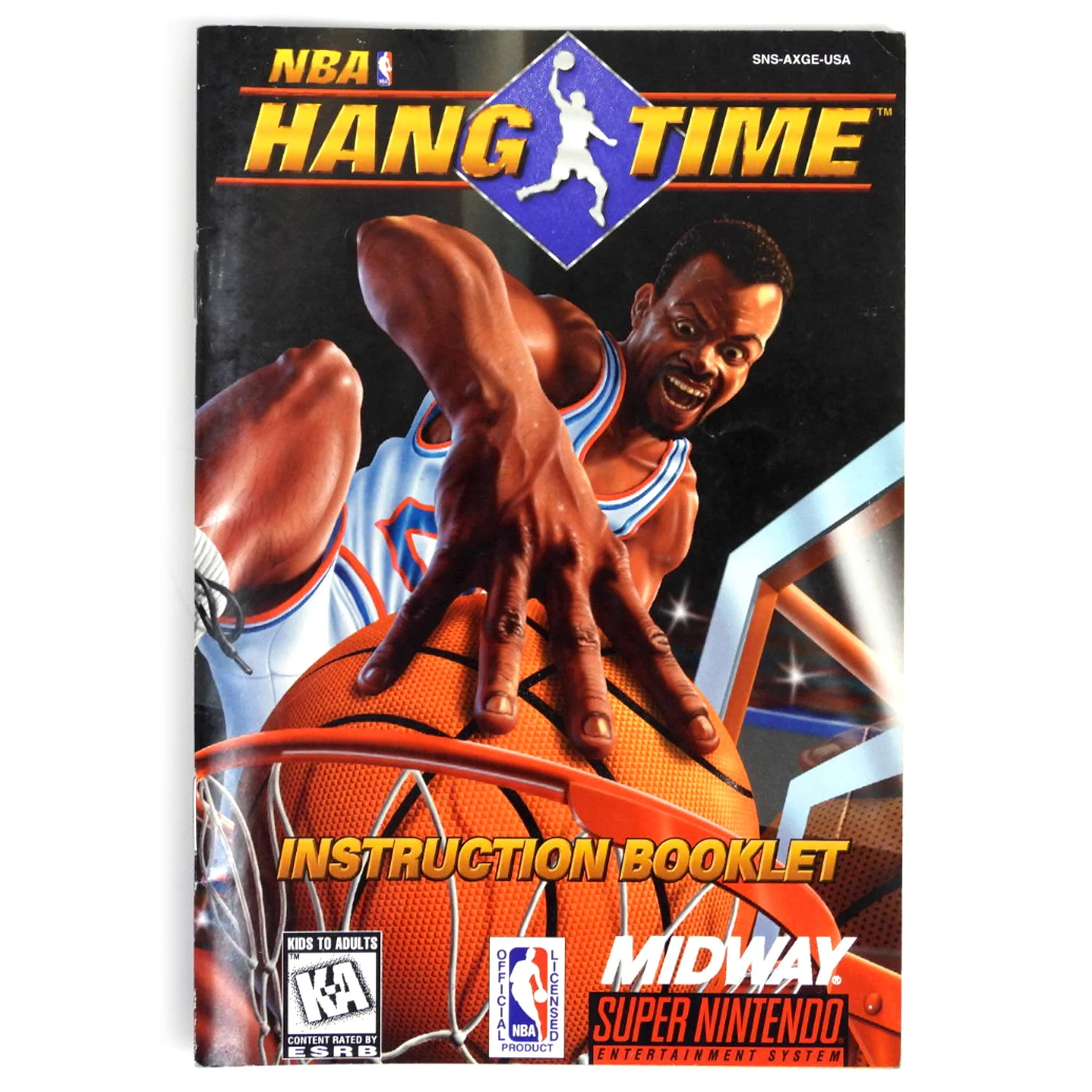 NBA Hang Time [Manual] (Super Nintendo / SNES)