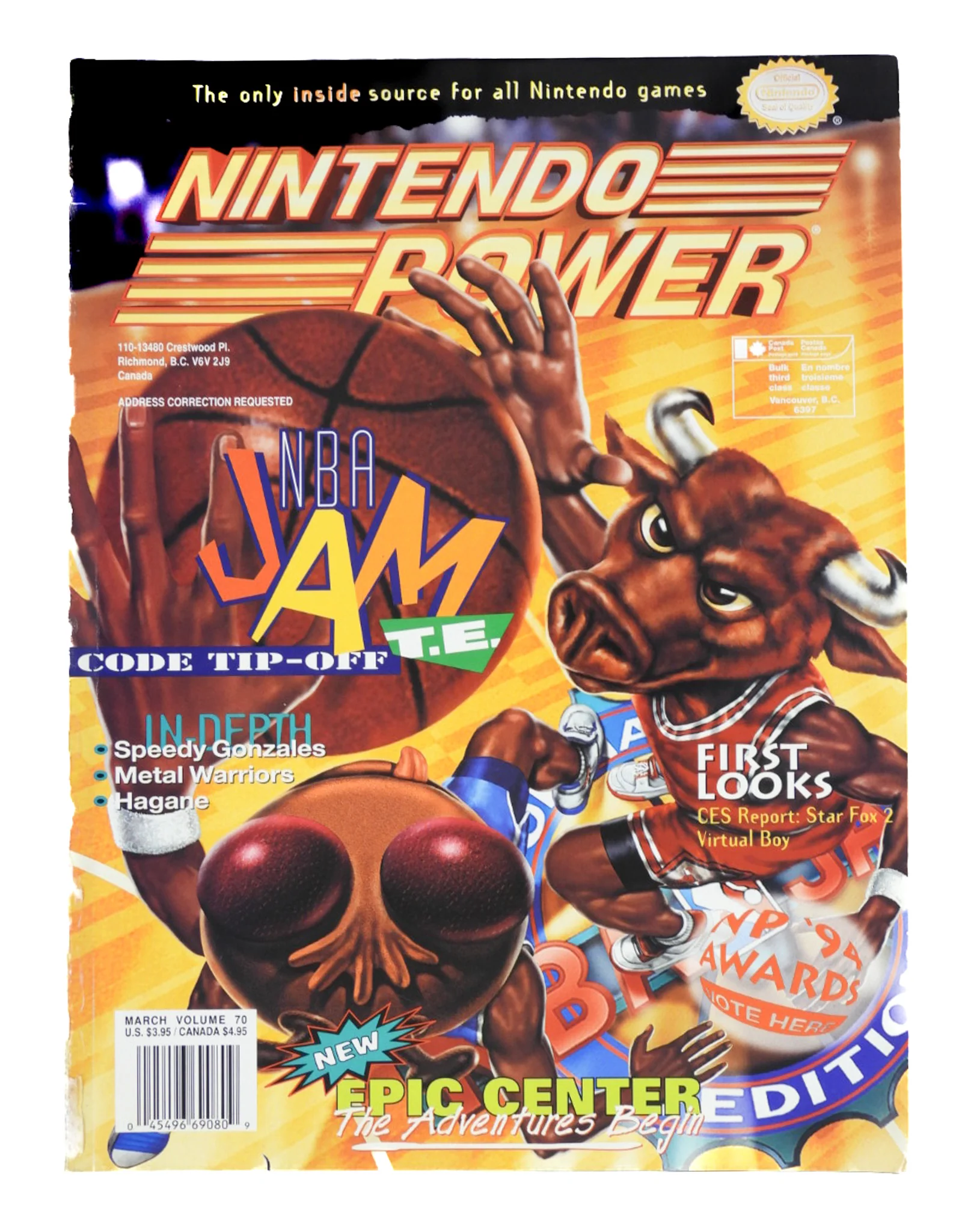 NBA Jam Tournament Edition [Volume 70] [Nintendo Power] (Magazines) - Image 4