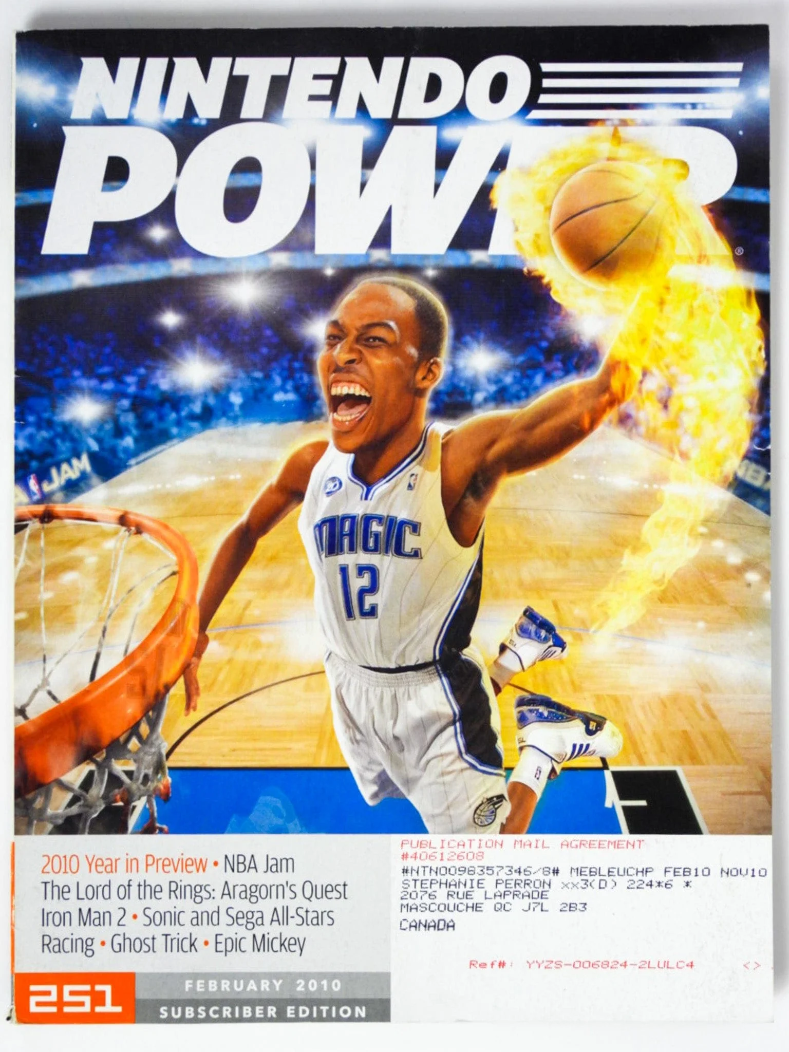 NBA Jam Wii [Volume 251] [Subscriber] [Nintendo Power] (Magazines) - Image 3