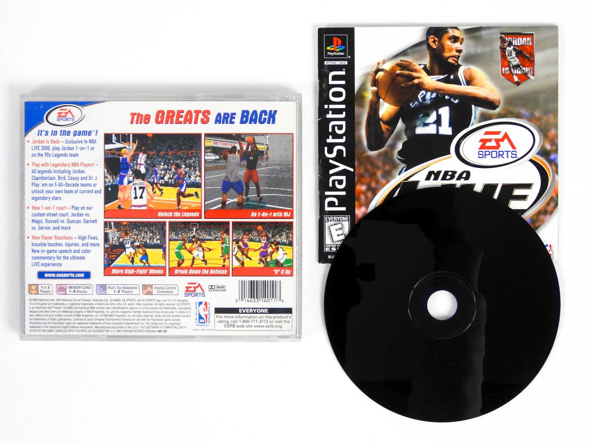 NBA Live 2000 (PlayStation / PS1) - Image 4