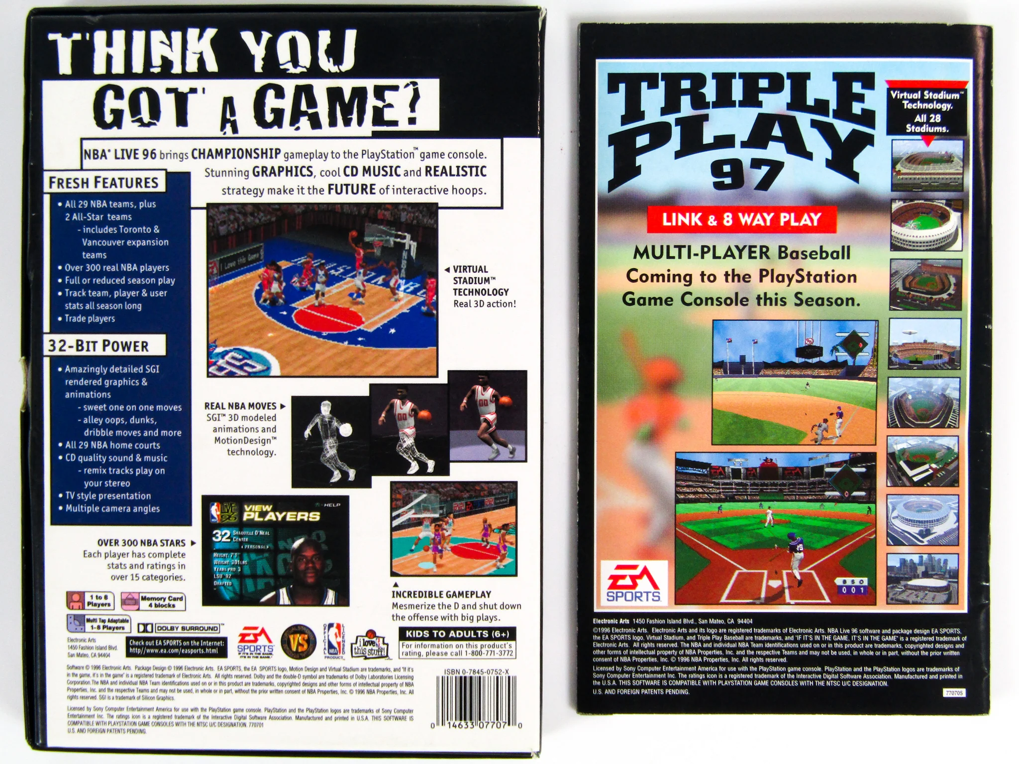 NBA Live '96 [Long Box] (PlayStation / PS1) - Image 3