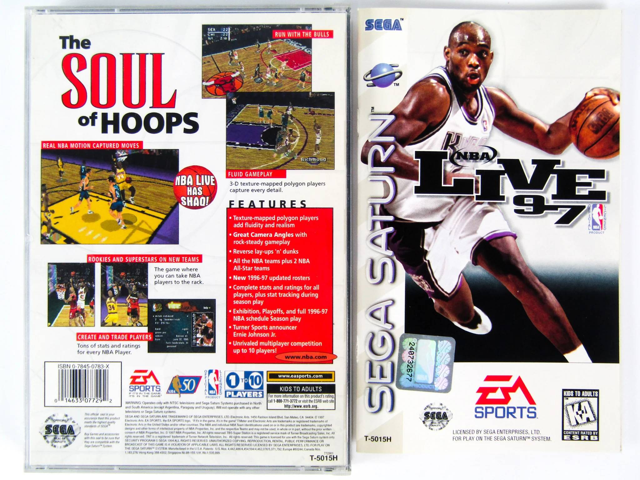 NBA Live 97 (Sega Saturn) - Image 2