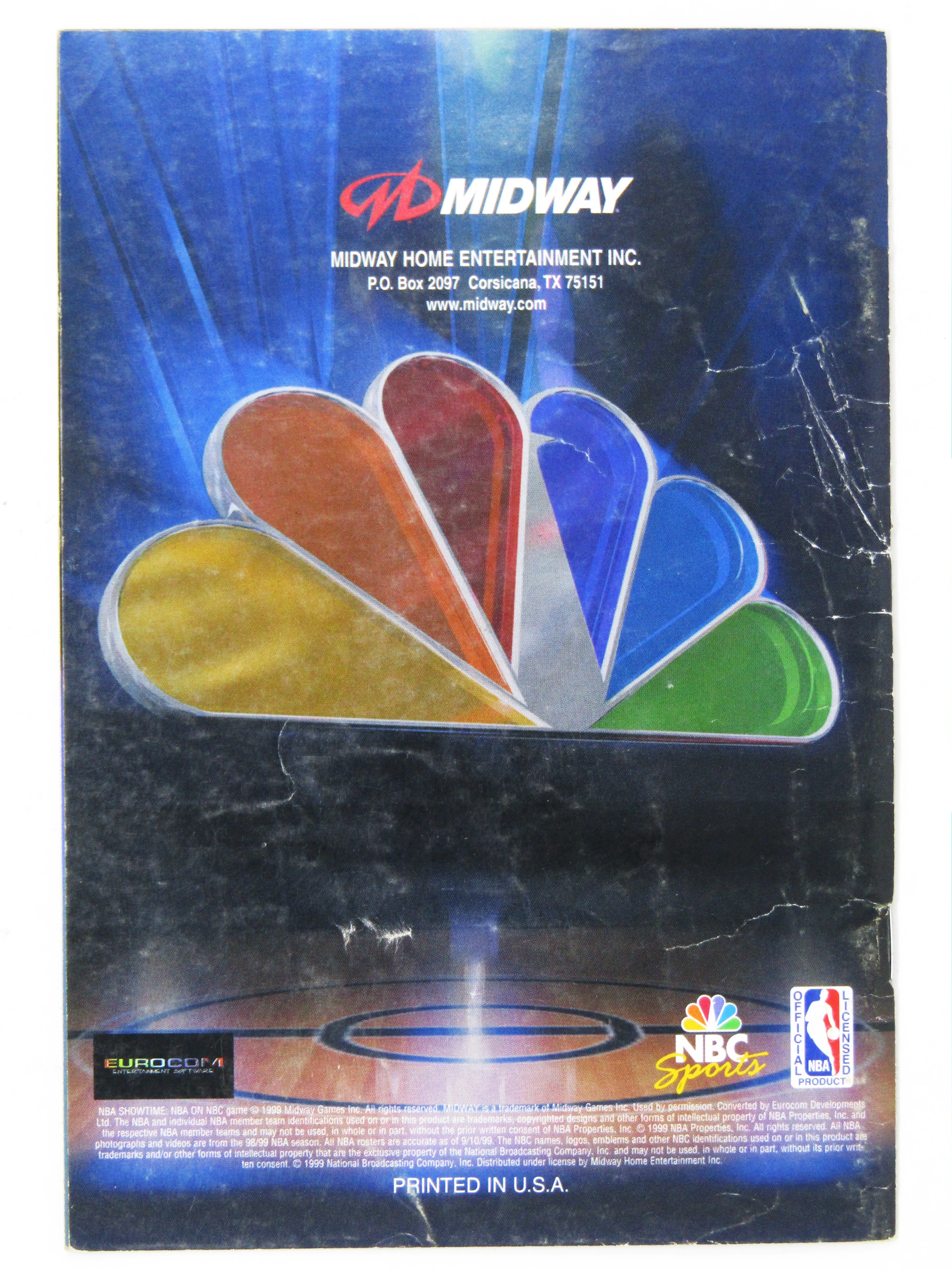 NBA Showtime [Manual] (Nintendo 64 / N64) - Image 4
