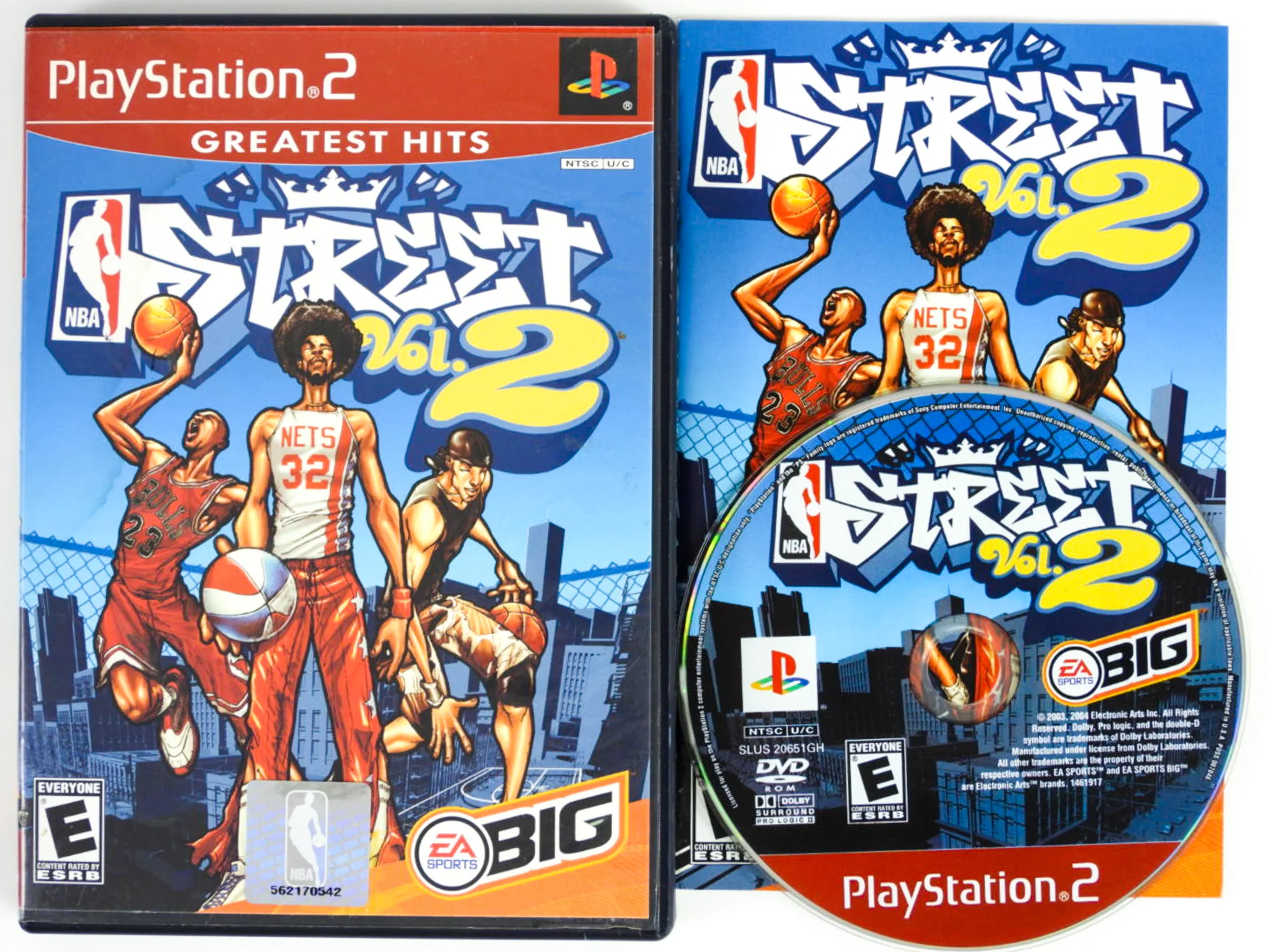 NBA Street Vol 2 [Greatest Hits] (PlayStation 2 / PS2) - Image 2