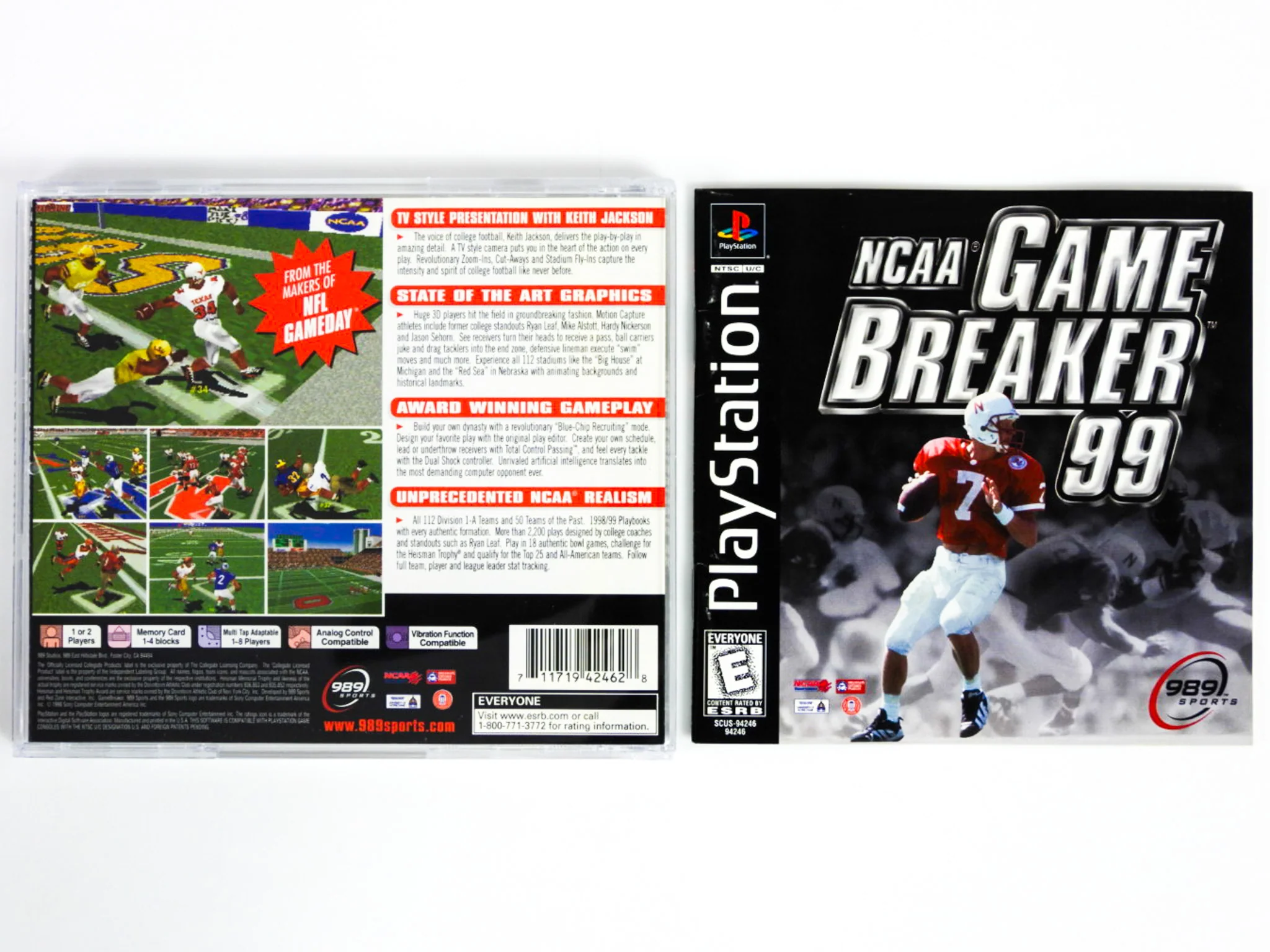NCAA Gamebreaker 99 (PlayStation / PS1) - Image 2