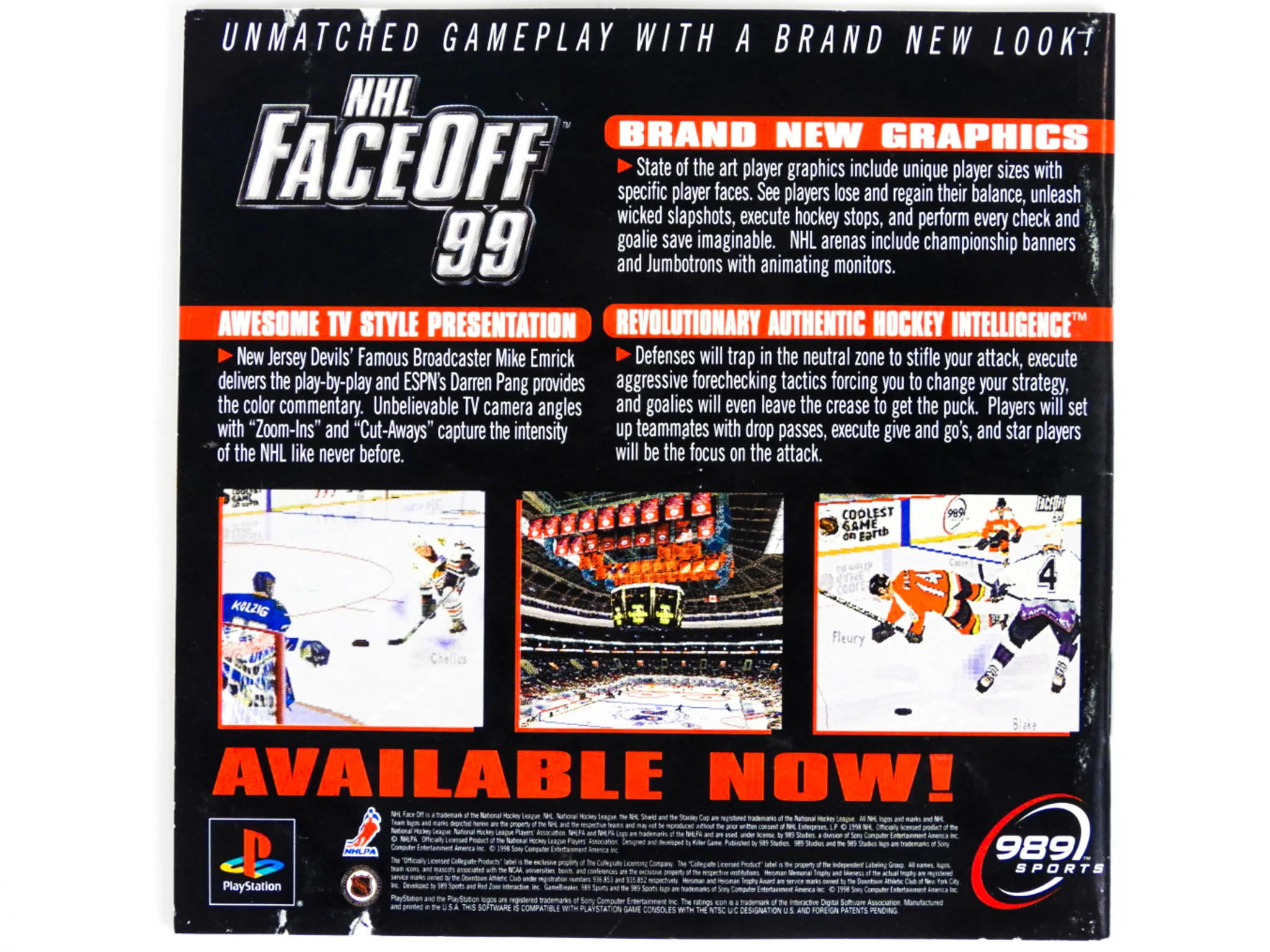 NCAA Gamebreaker 99 (PlayStation / PS1) - Image 4