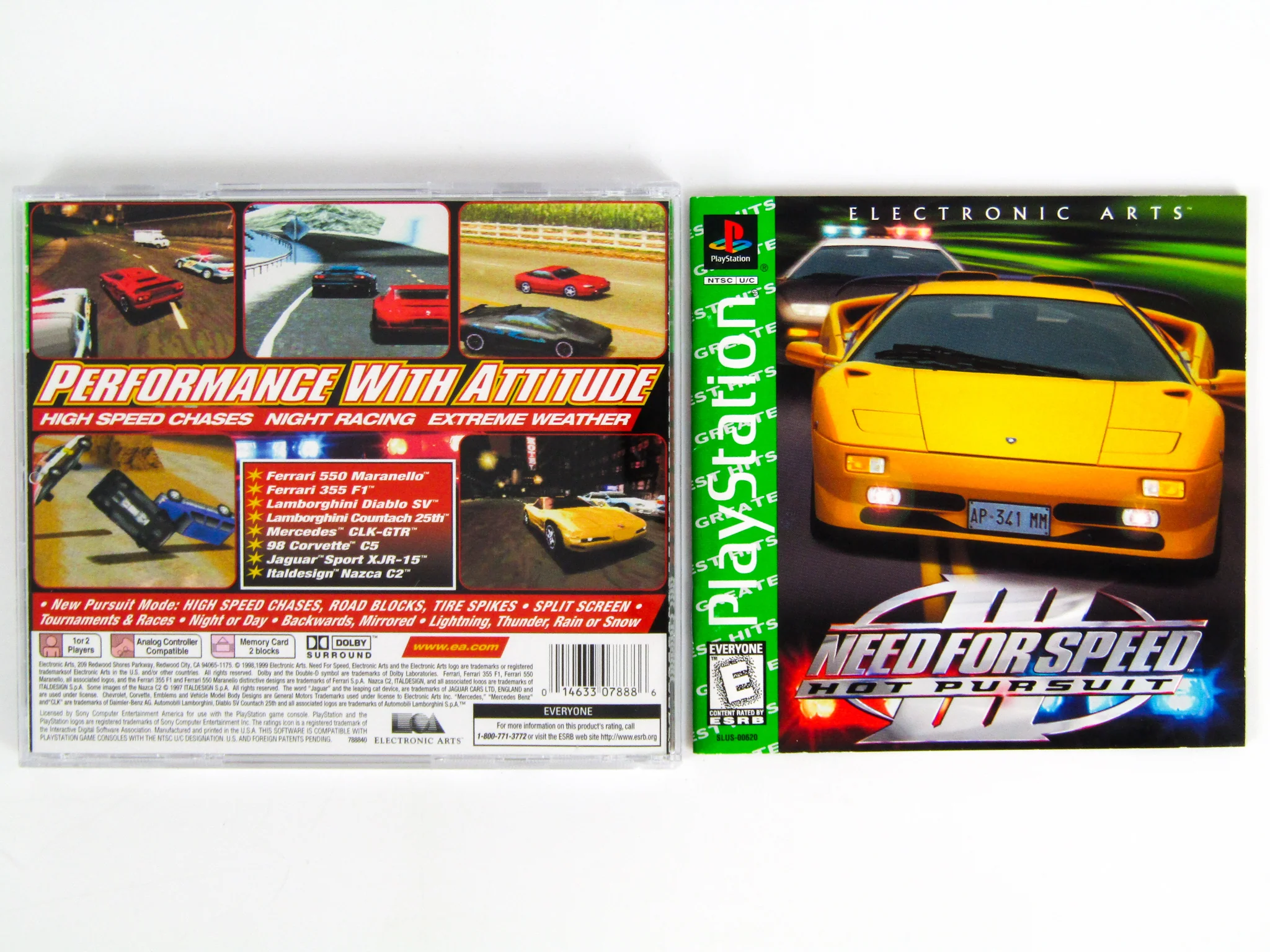 Need For Speed 3 Hot Pursuit [Greatest Hits] (PlayStation / PS1) - Image 2