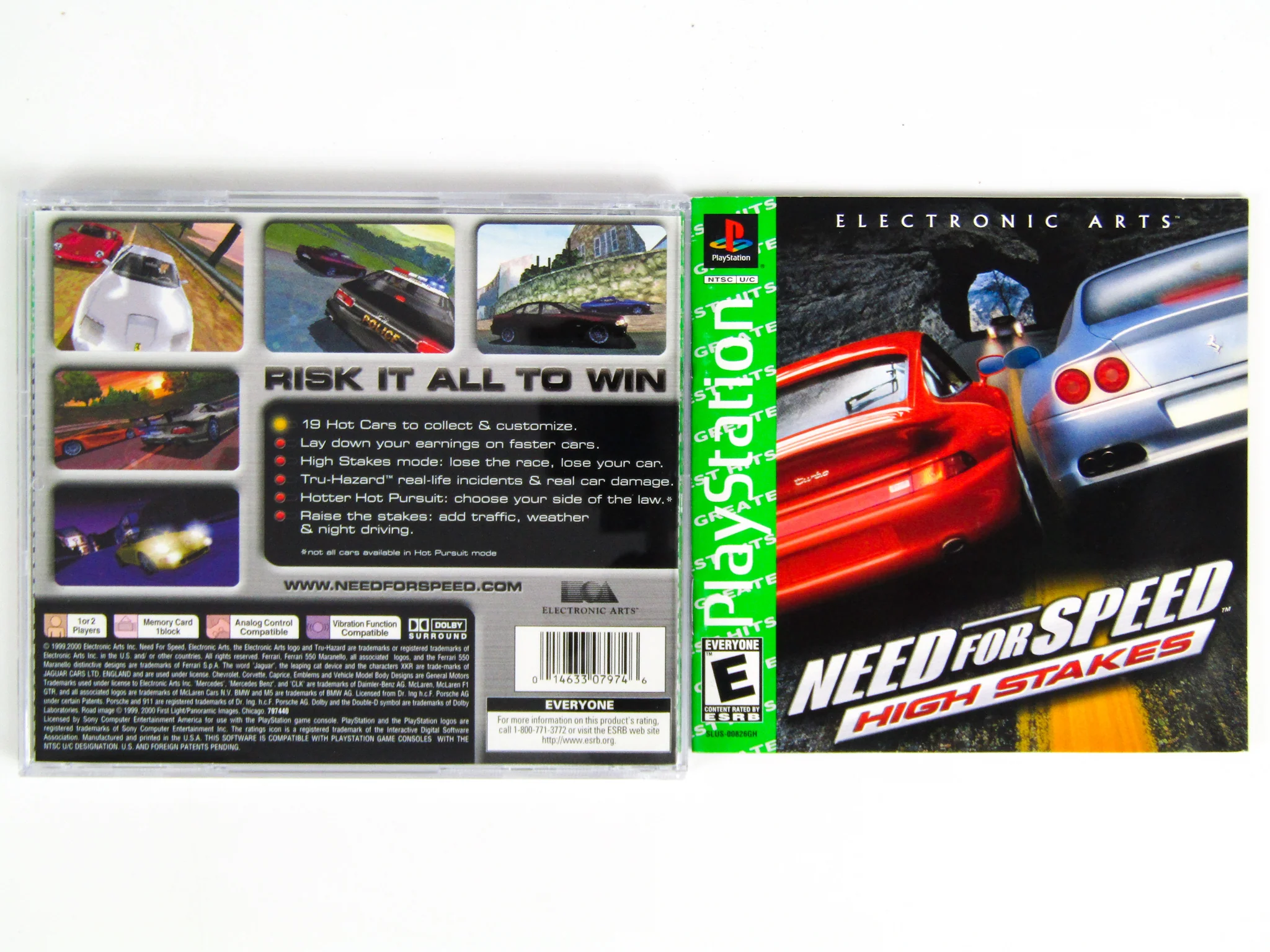 Need For Speed High Stakes [Greatest Hits] (PlayStation / PS1) - Image 2