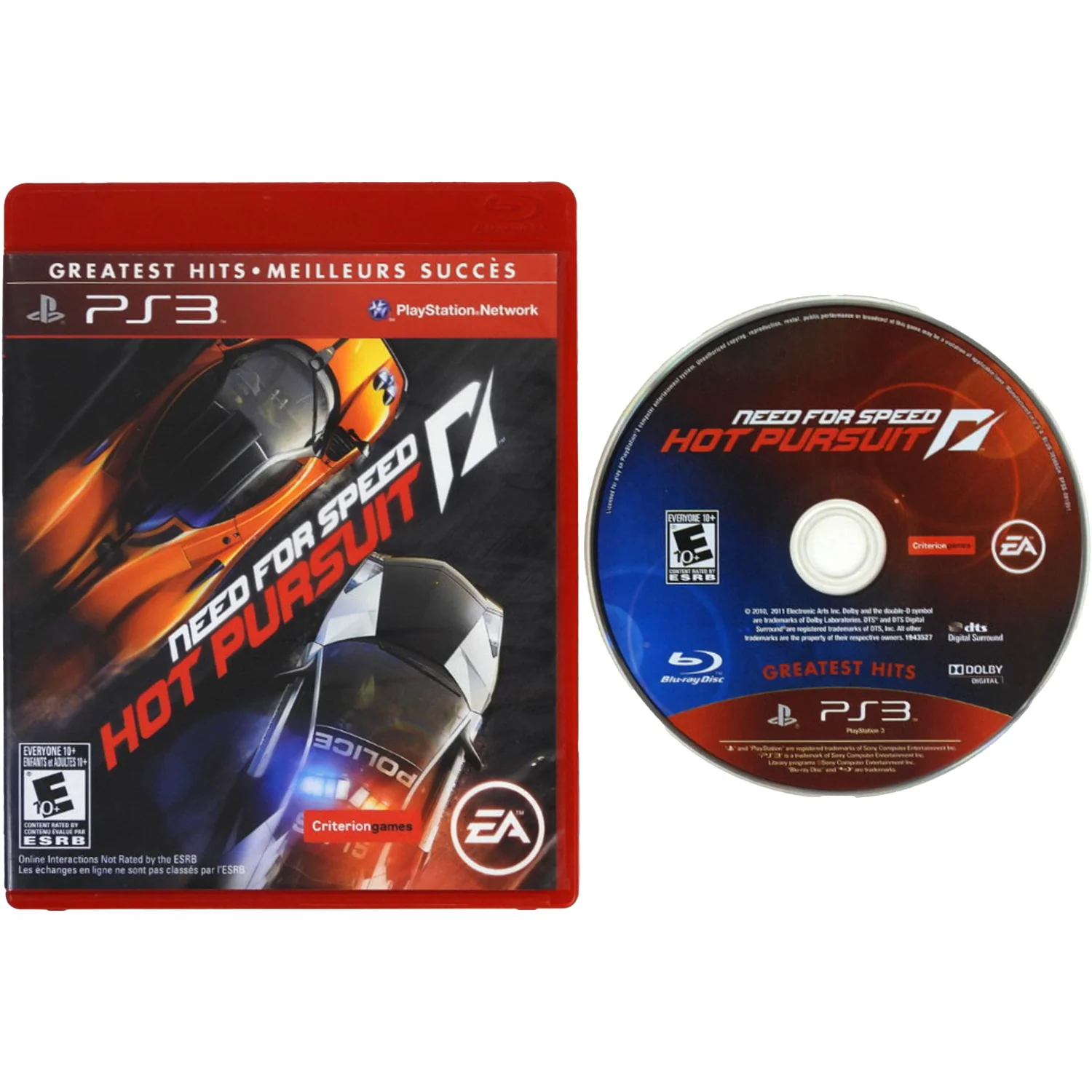 Need for Speed: Hot Pursuit [Greatest Hits] (PlayStation 3 / PS3)