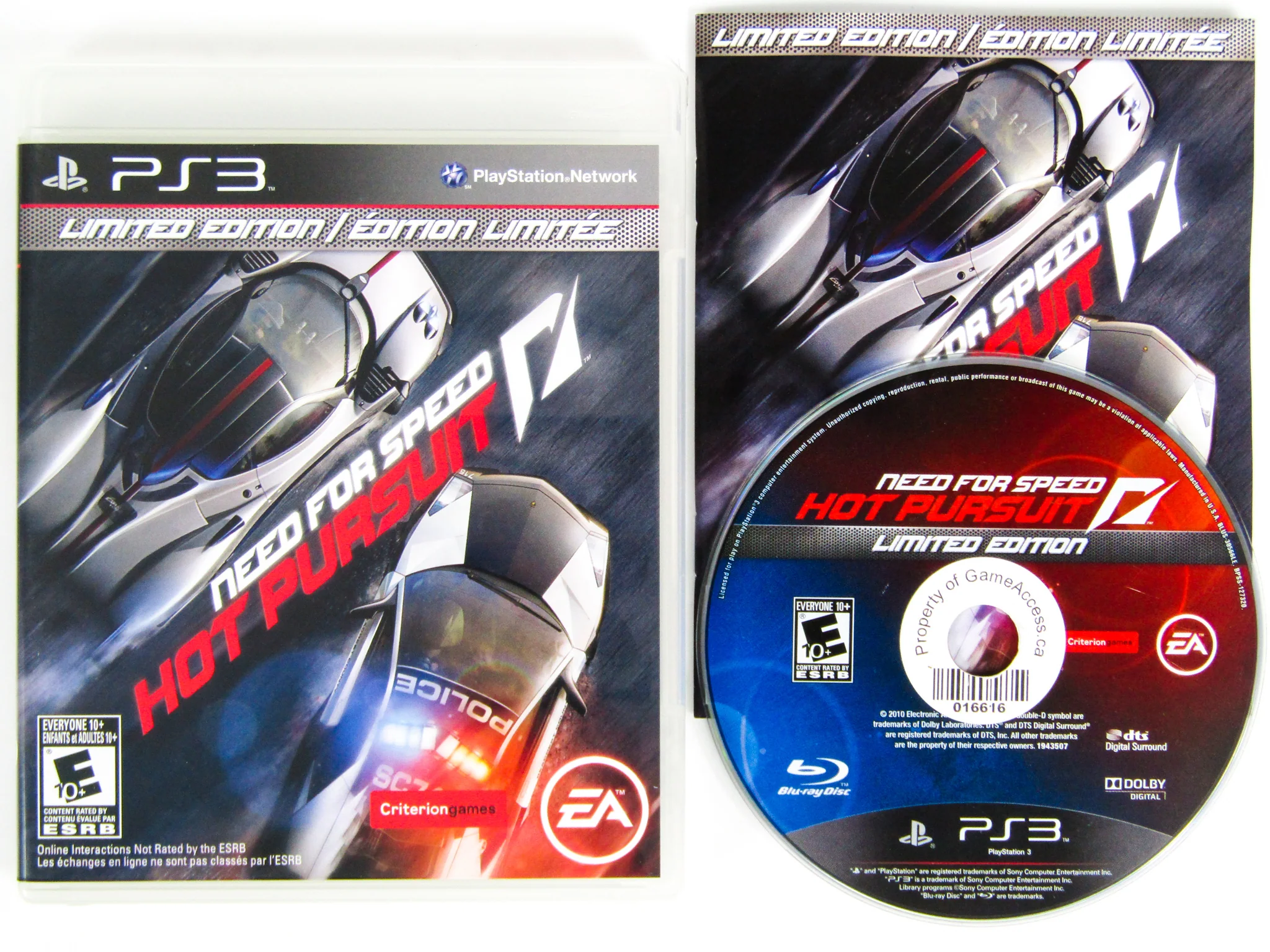 Need for Speed: Hot Pursuit [Limited Edition] (PlayStation 3 / PS3) - Image 2