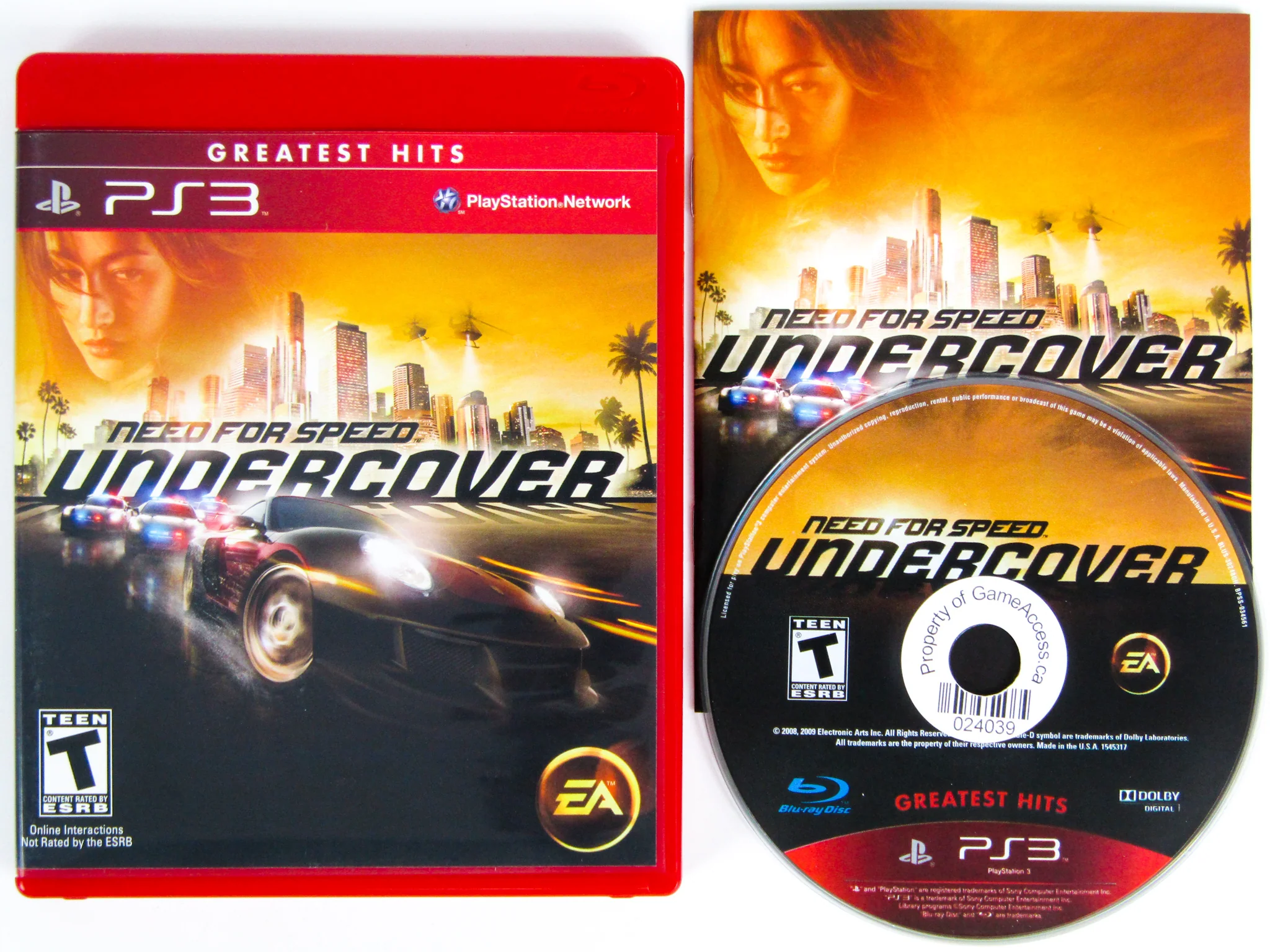 Need For Speed Undercover [Greatest Hits] (PlayStation 3 / PS3) - Image 2