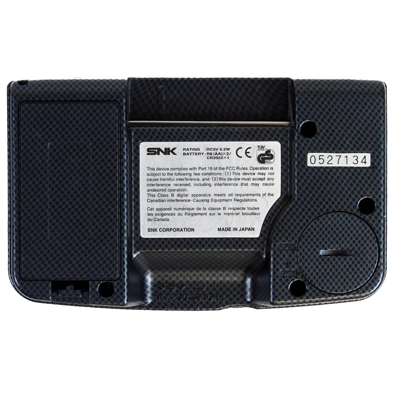 Neo Geo Pocket Color System Anthracite - Image 2
