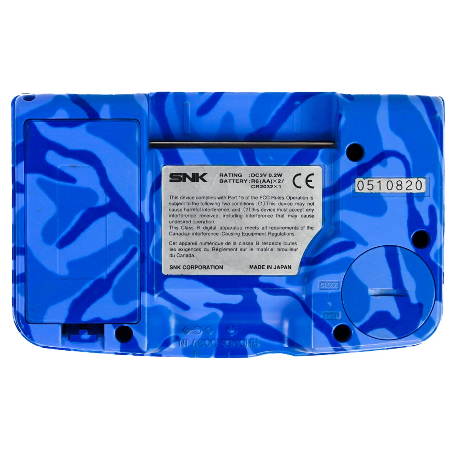 Neo Geo Pocket Color System Ocean Blue - Image 2