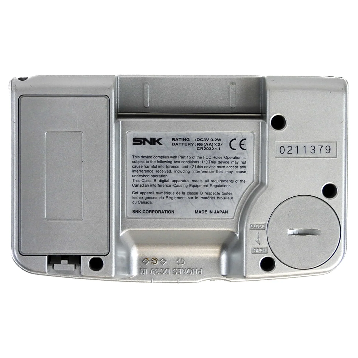 Neo Geo Pocket Color System Silver - Image 2