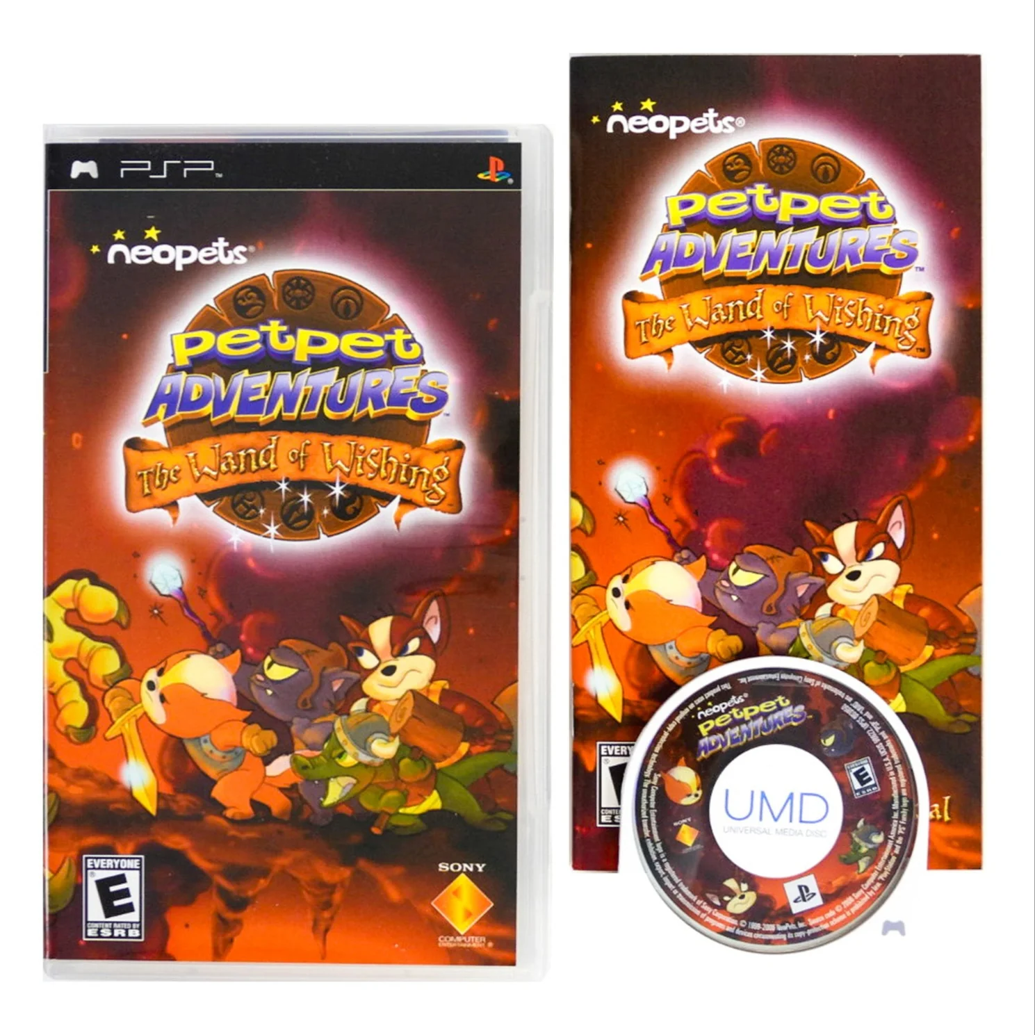 Neopets Petpet Adventures: The Wand of Wishing (PlayStation Portable / PSP)