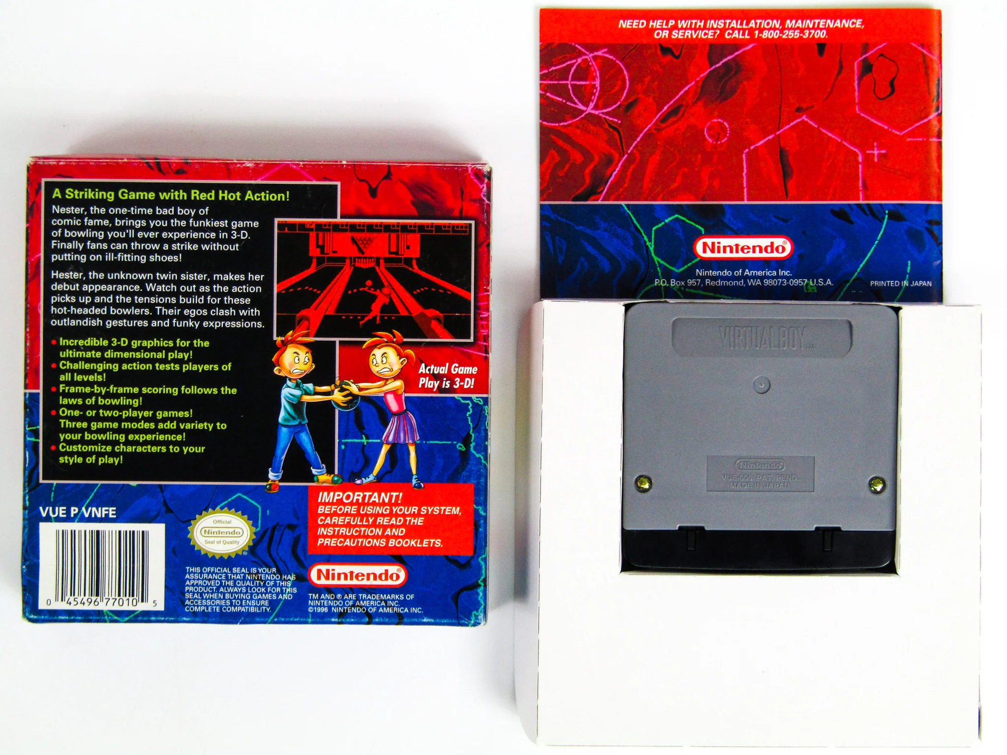 Nester's Funky Bowling (Virtual Boy) - Image 2