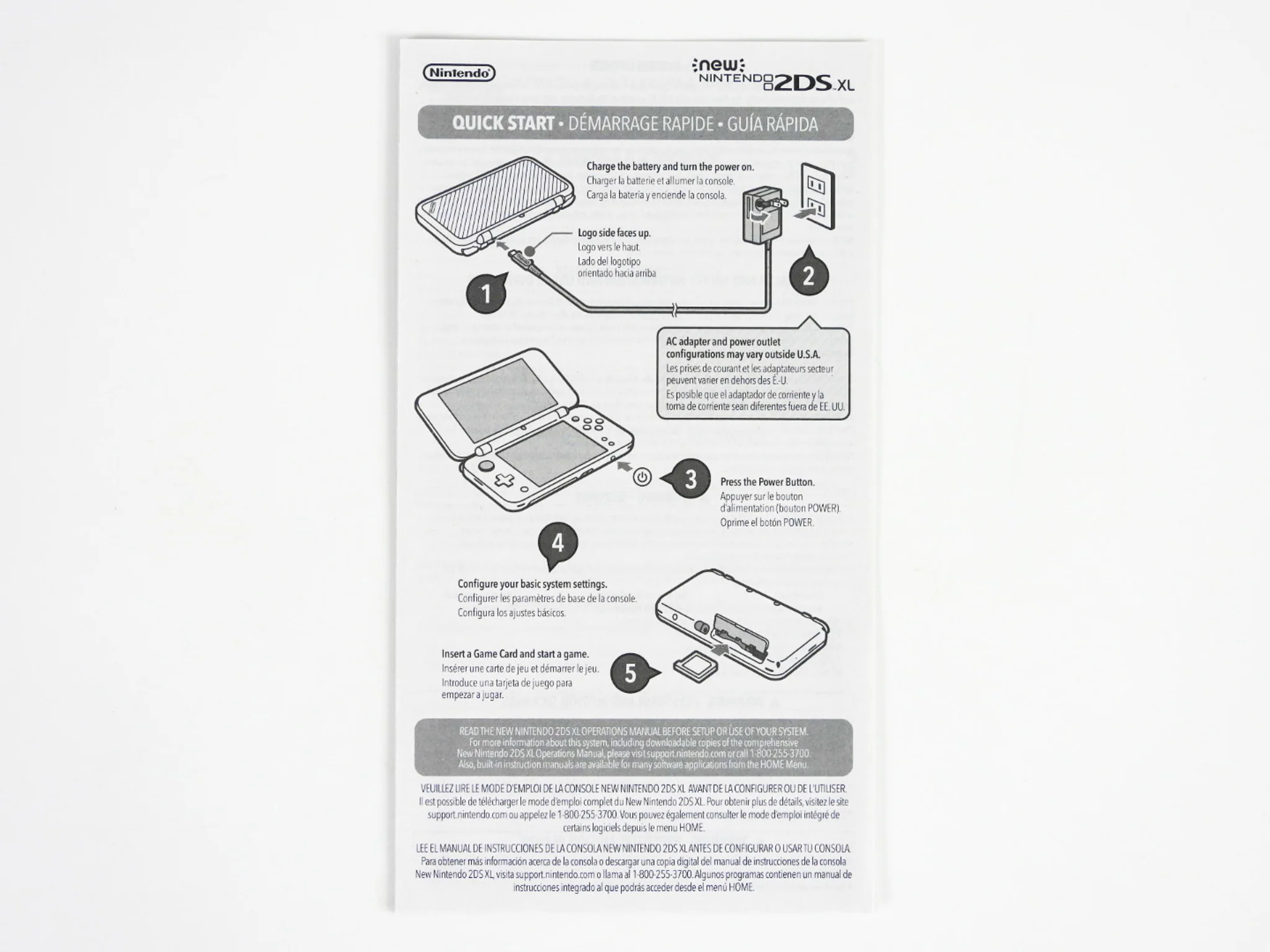 New Nintendo 2DS XL System White & Orange - Image 11