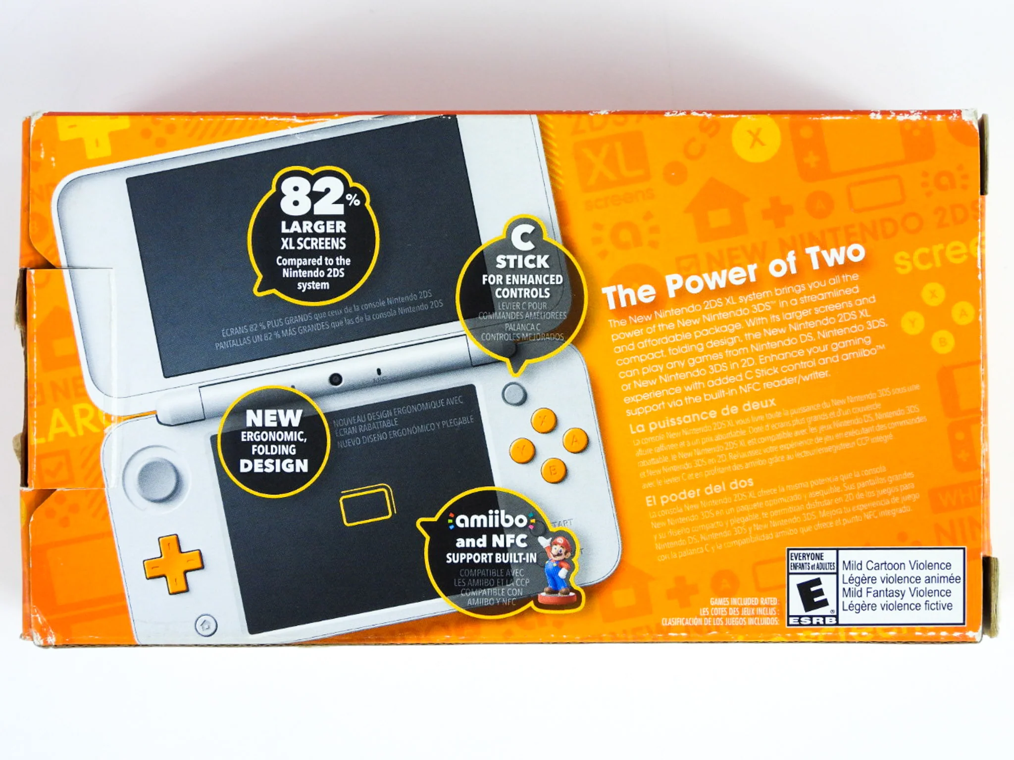 New Nintendo 2DS XL System White & Orange - Image 9