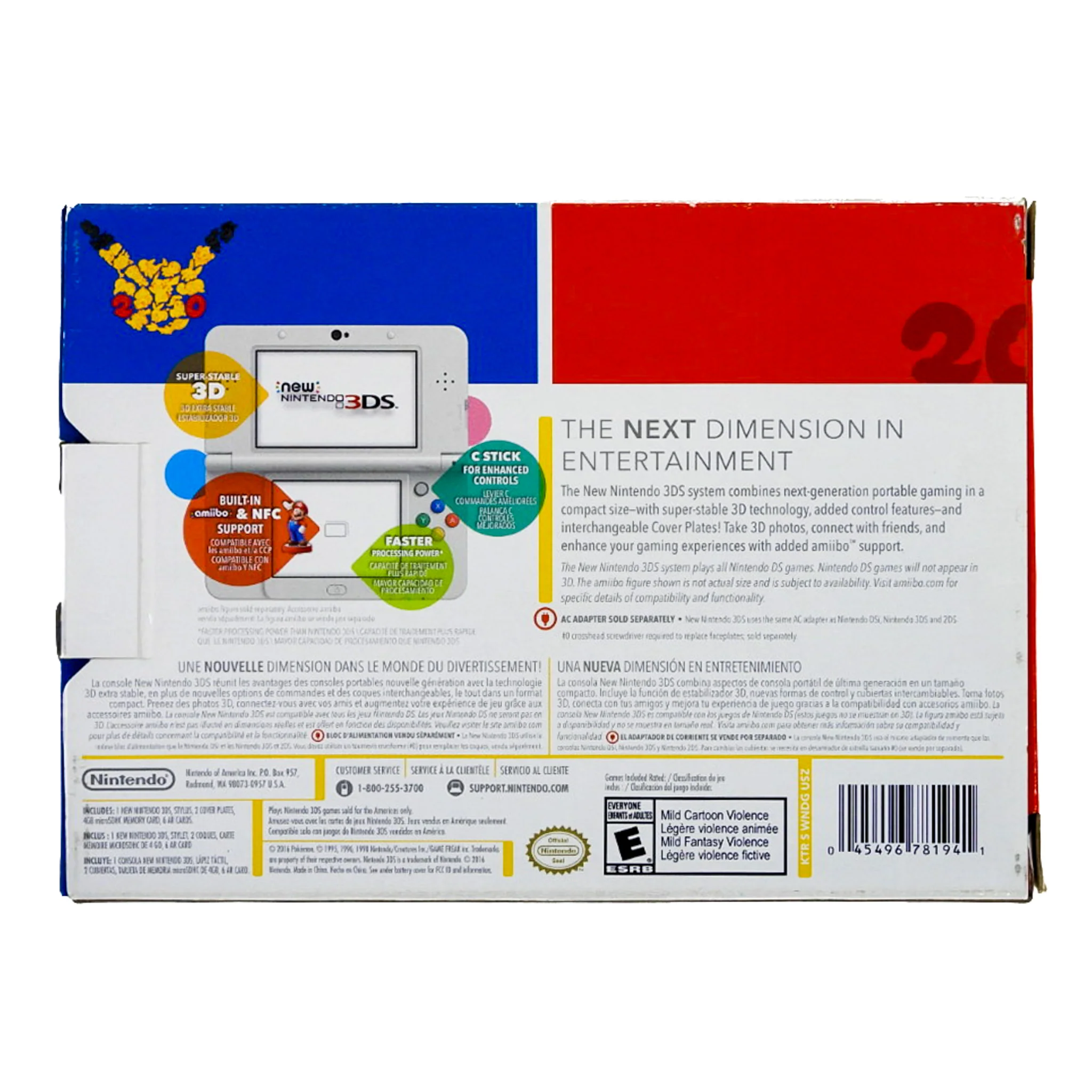 New Nintendo 3DS System [Pokemon 20th Anniversary Edition] - Image 2