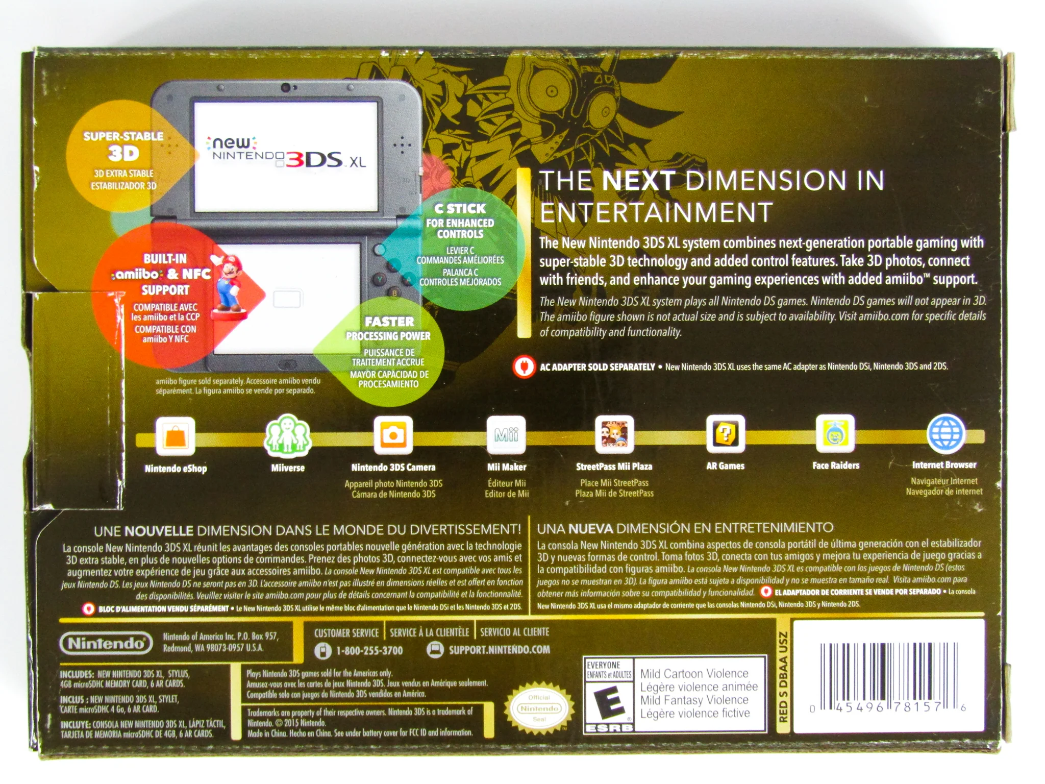 New Nintendo 3DS XL System [Zelda Majora's Mask Limited Edition] - Image 2