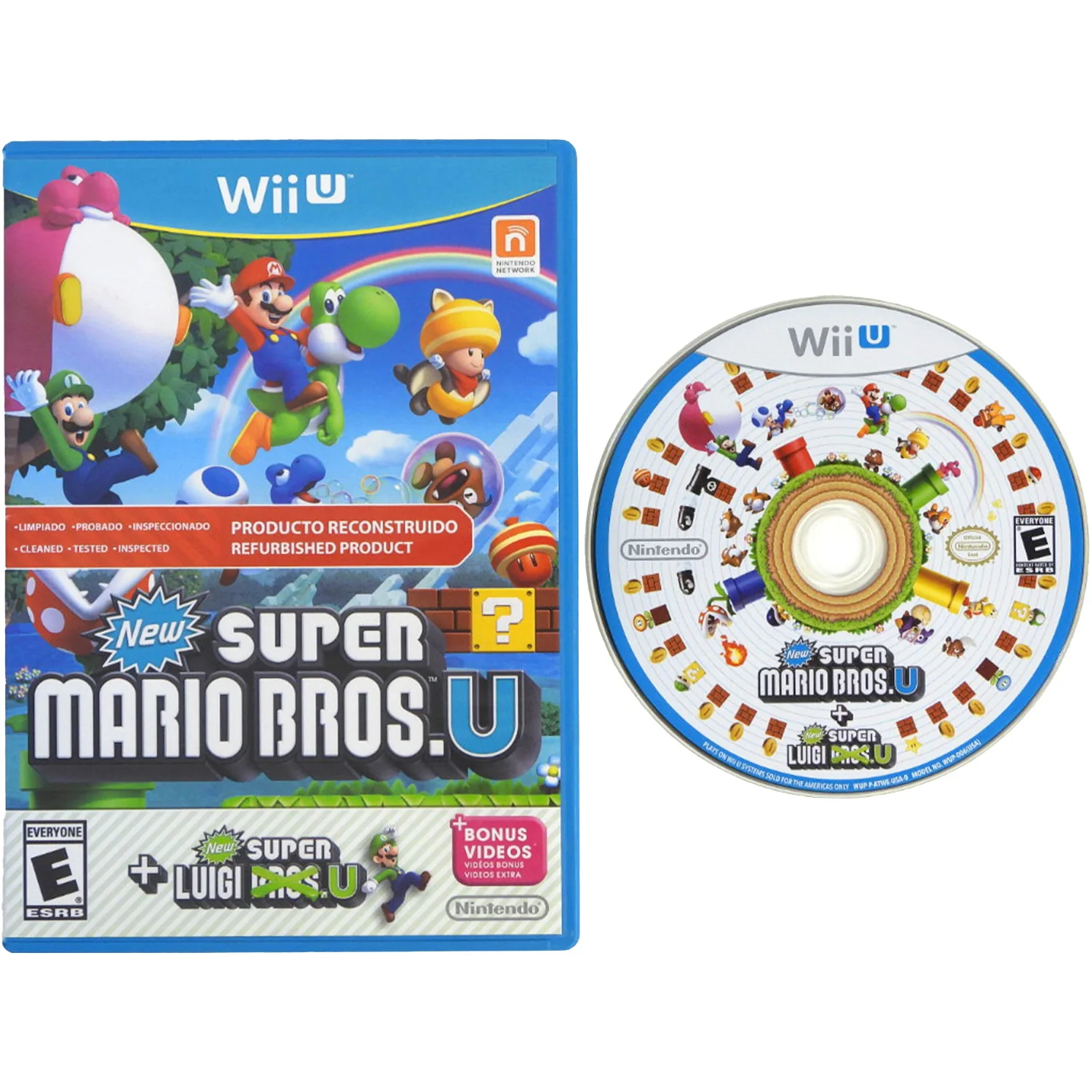 New Super Mario Bros. U + New Super Luigi U [Refurbished] (Nintendo Wii U)