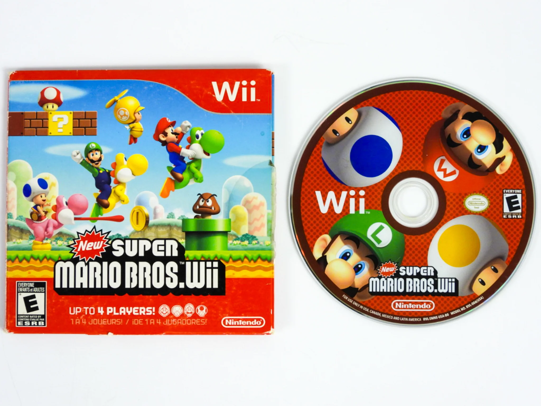 New Super Mario Bros. Wii [Cardboard Sleeve] (Nintendo Wii) - Image 2