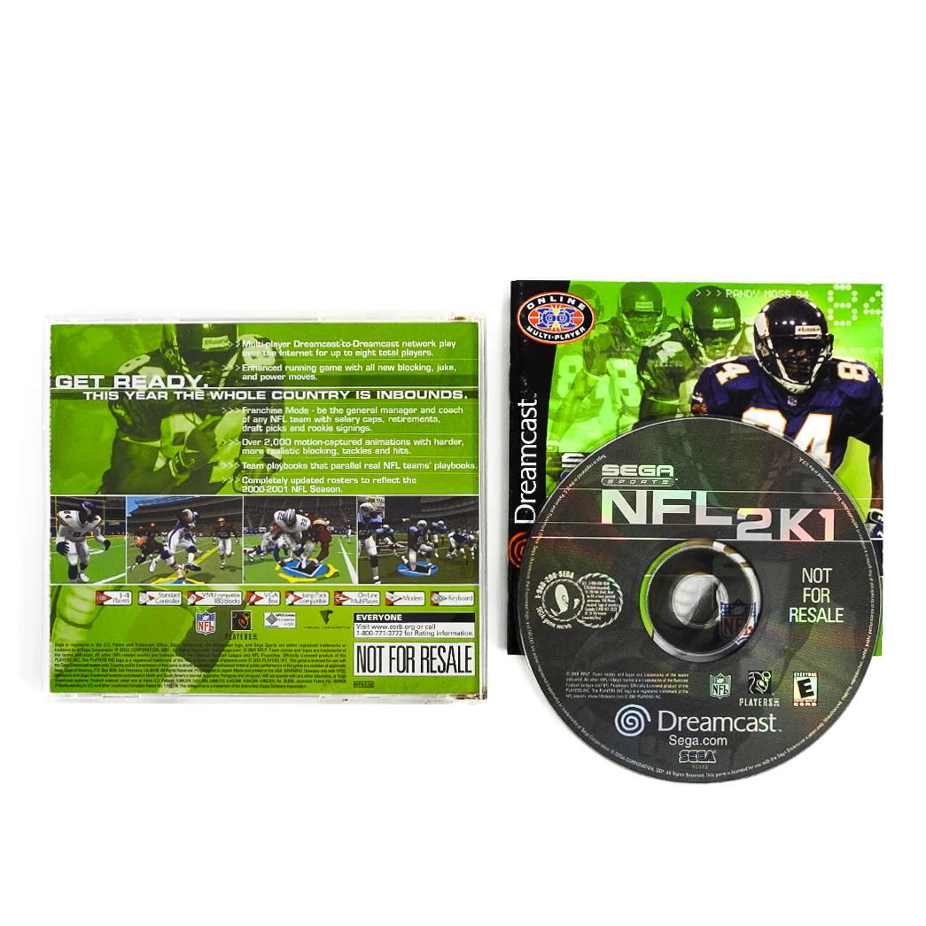 NFL 2K1 [Not For Resale] (Sega Dreamcast) - Image 4