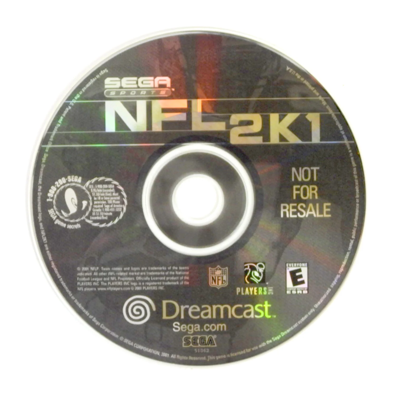 NFL 2K1 [Not For Resale] (Sega Dreamcast) - Image 7