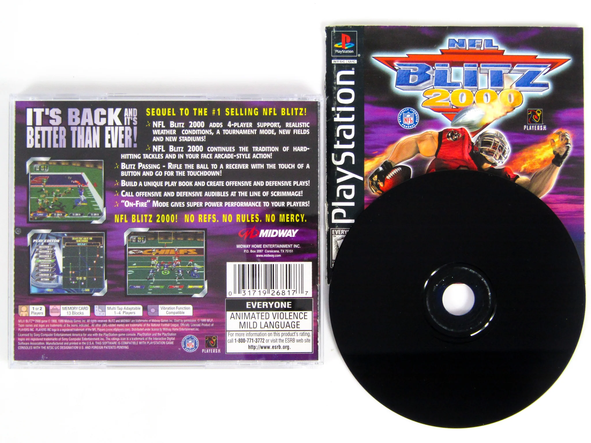 NFL Blitz 2000 (PlayStation / PS1) - Image 3