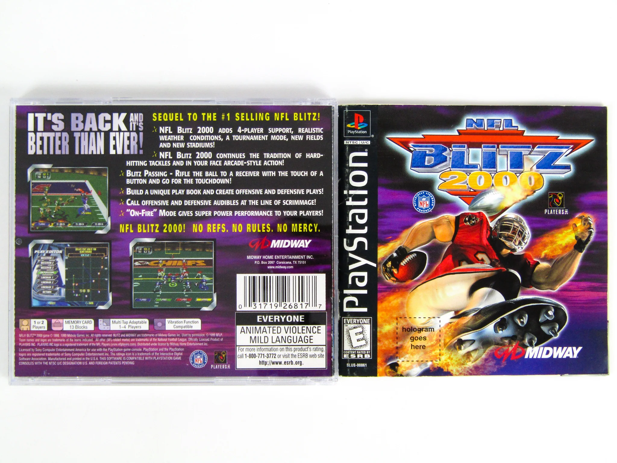 NFL Blitz 2000 (PlayStation / PS1) - Image 4