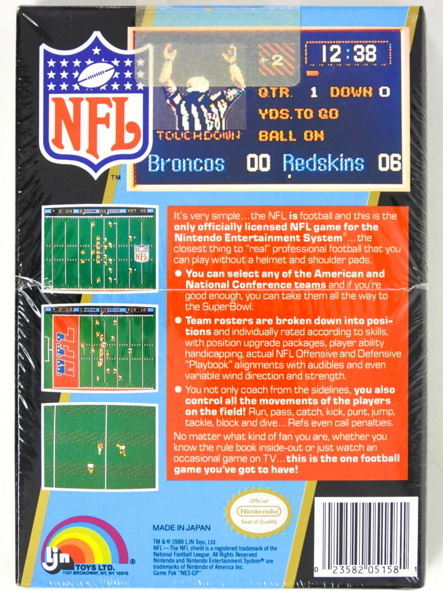 NFL Football (Nintendo / NES) - Image 2