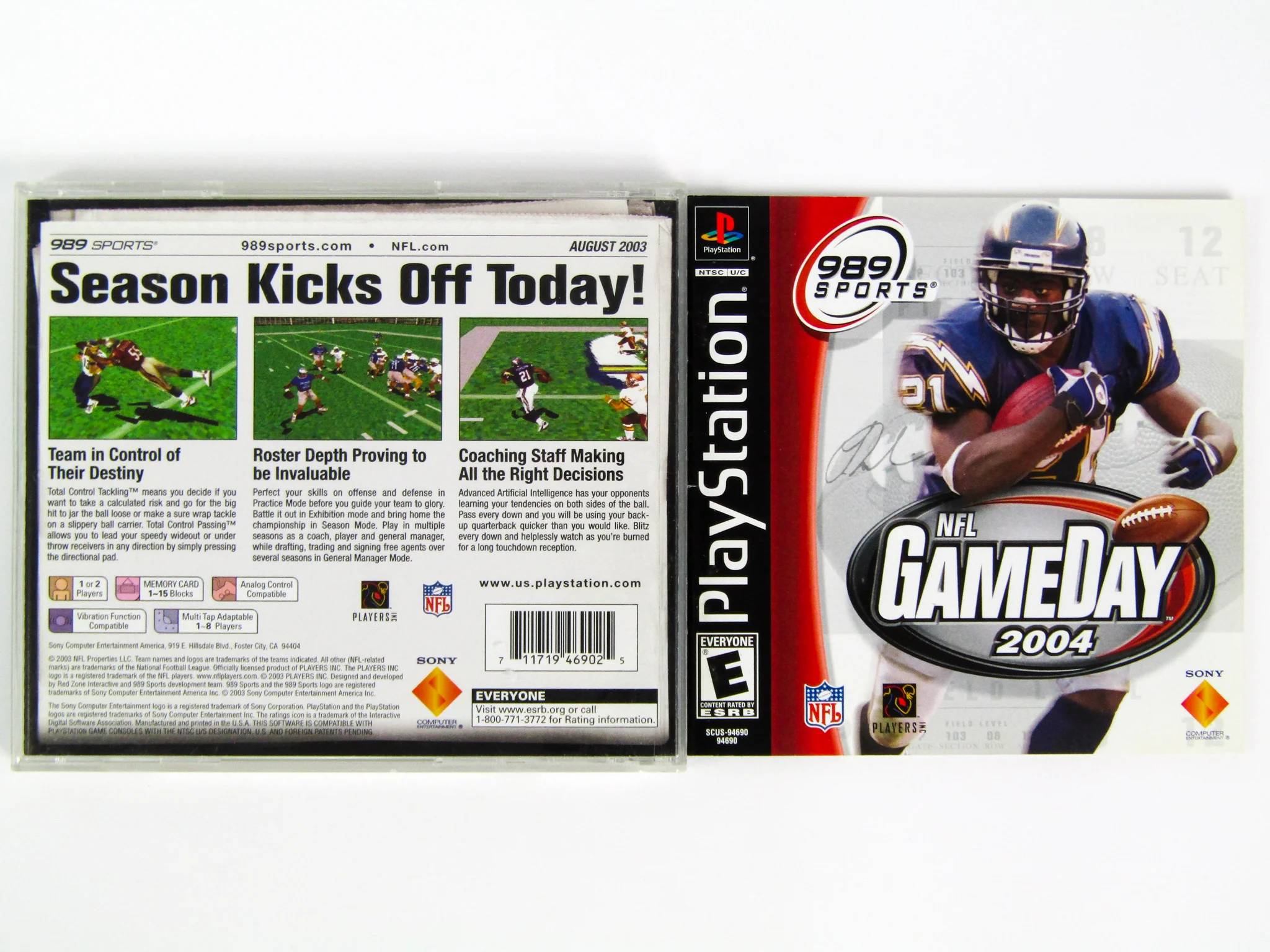 NFL GameDay 2004 (PlayStation / PS1) - Image 2