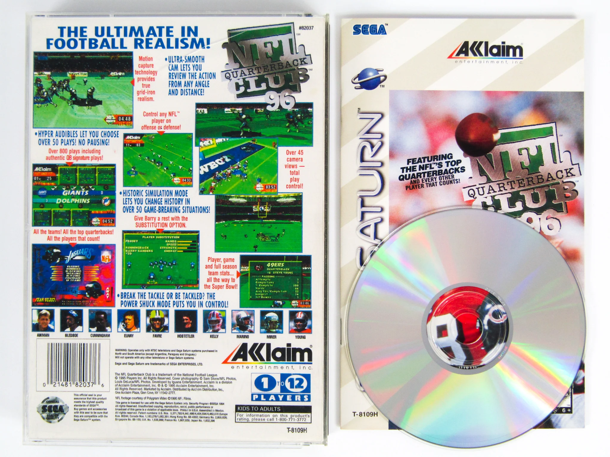 NFL Quarterback Club 96 (Sega Saturn) - Image 9