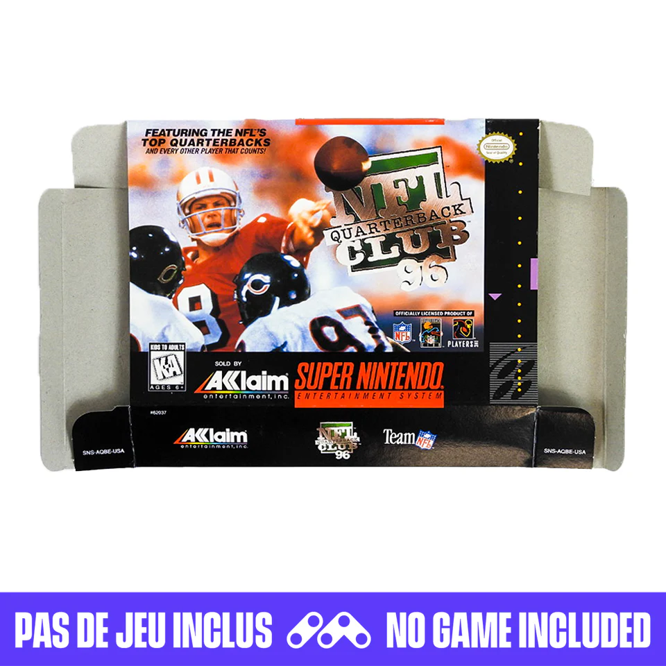 NFL Quarterback Club [Box] (Super Nintendo / SNES)