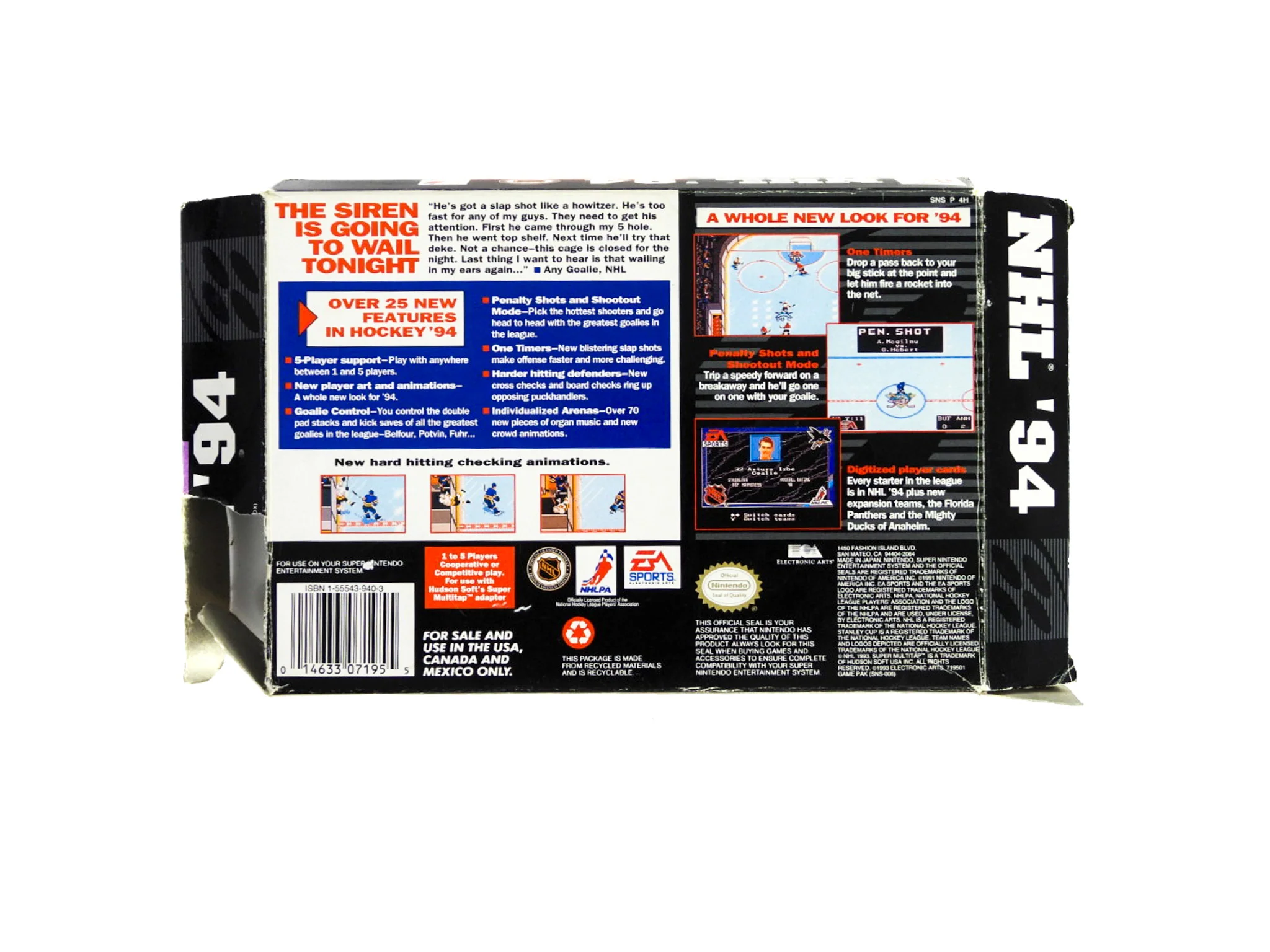 NHL 94 [Box] (Super Nintendo / SNES) - Image 2