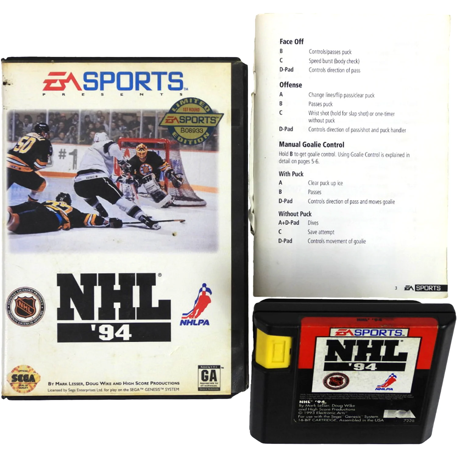 NHL 94 [Limited Edition] (Sega Genesis) - Image 3