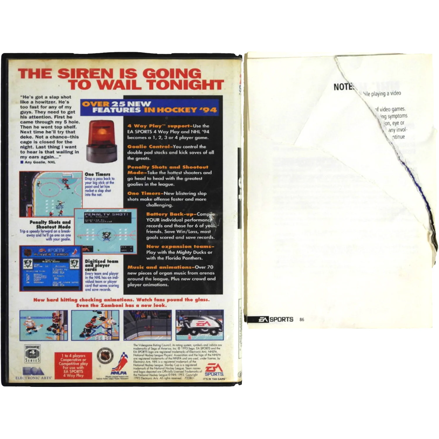 NHL 94 [Limited Edition] (Sega Genesis) - Image 4