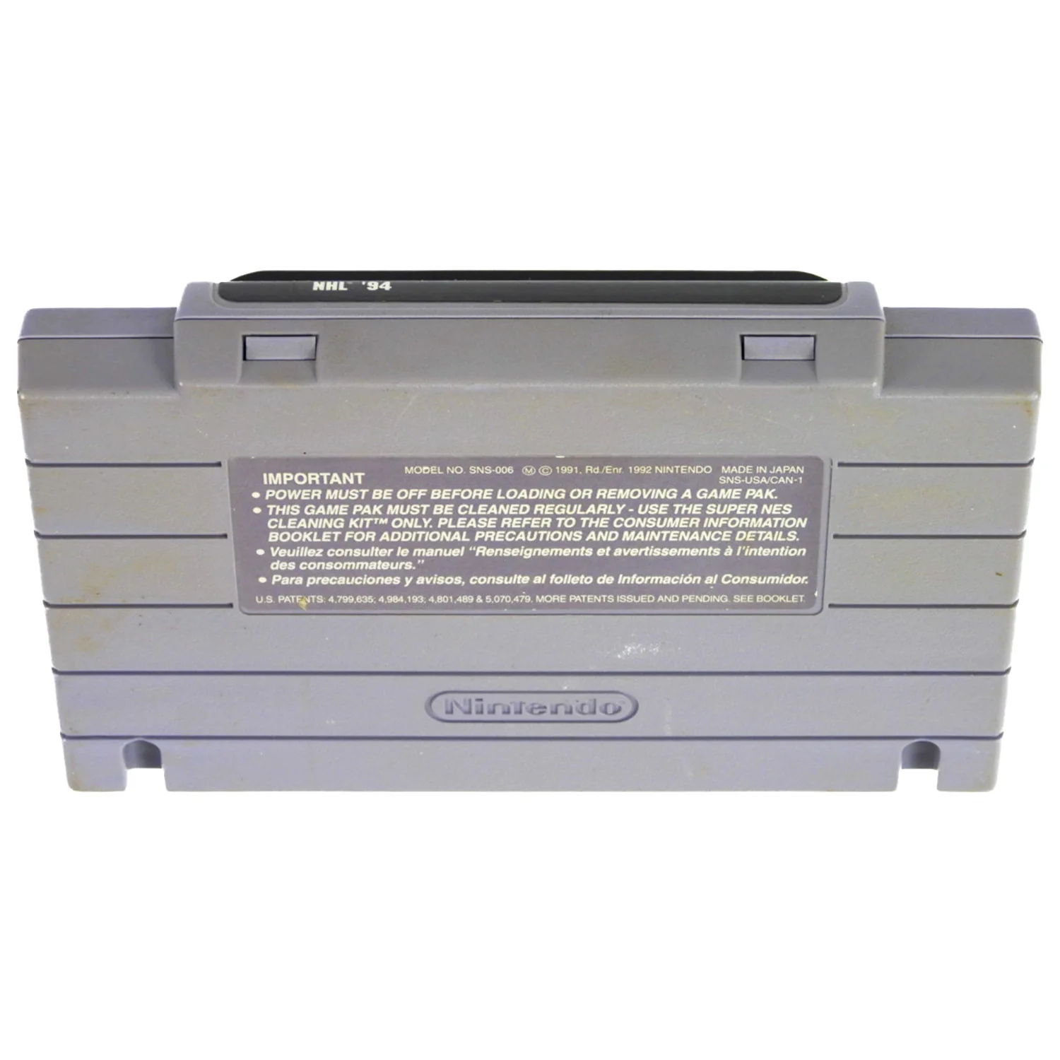 NHL 94 (Super Nintendo / SNES) - Image 10