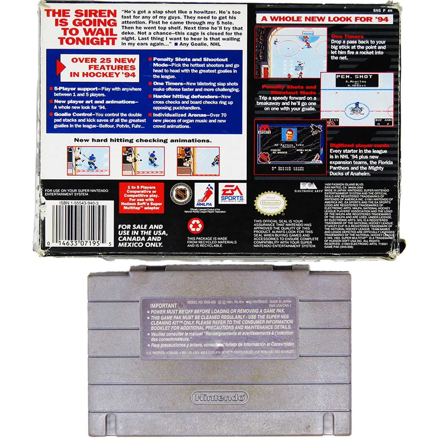 NHL 94 (Super Nintendo / SNES) - Image 6