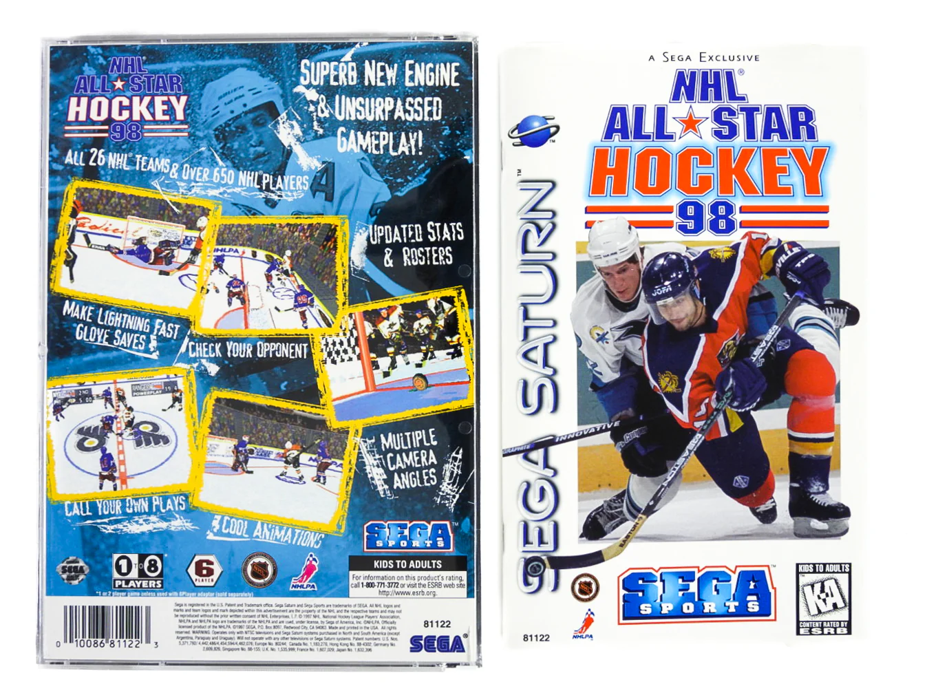 NHL All-Star Hockey 98 (Sega Saturn) - Image 2