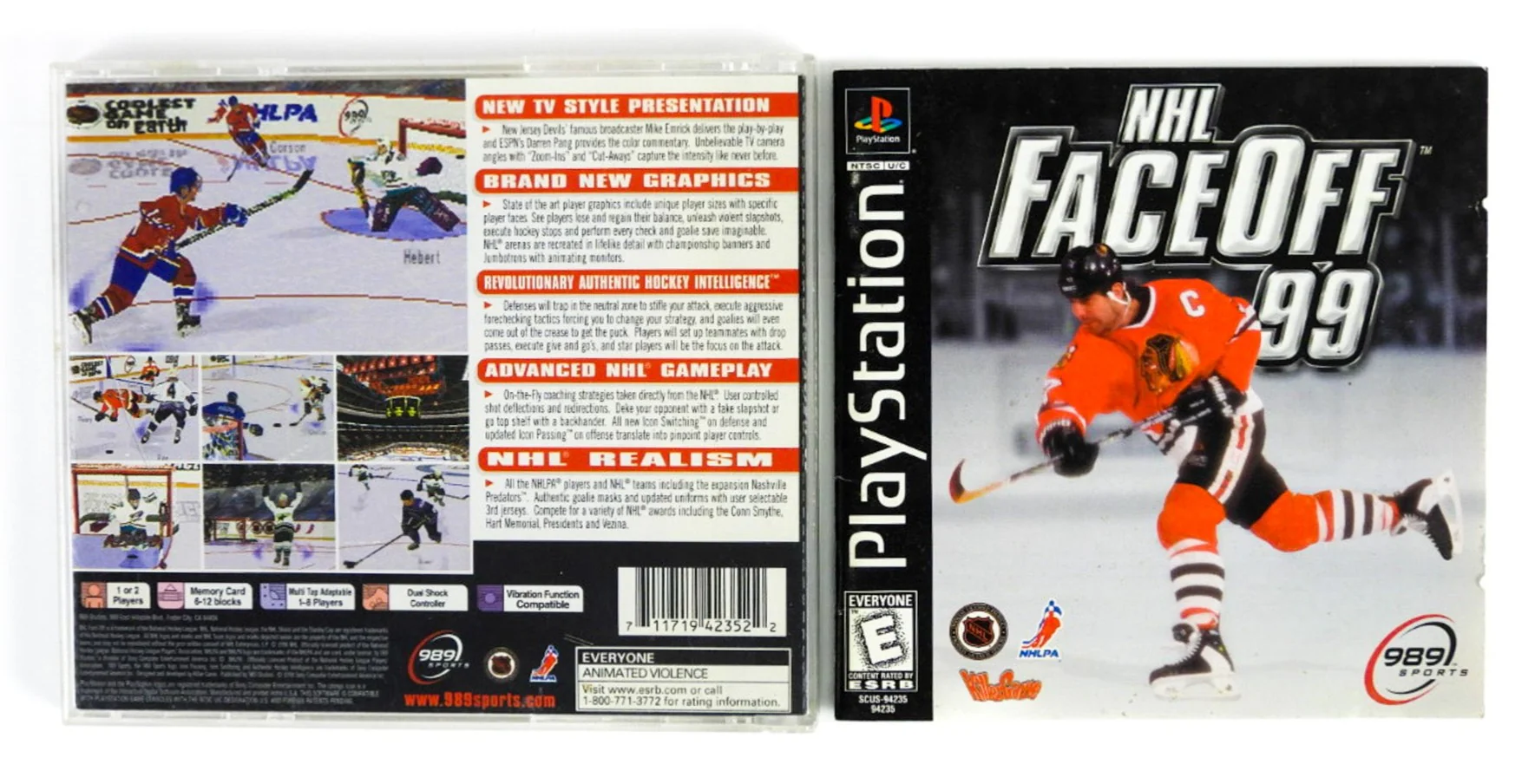 NHL FaceOff 99 (PlayStation / PS1) - Image 5