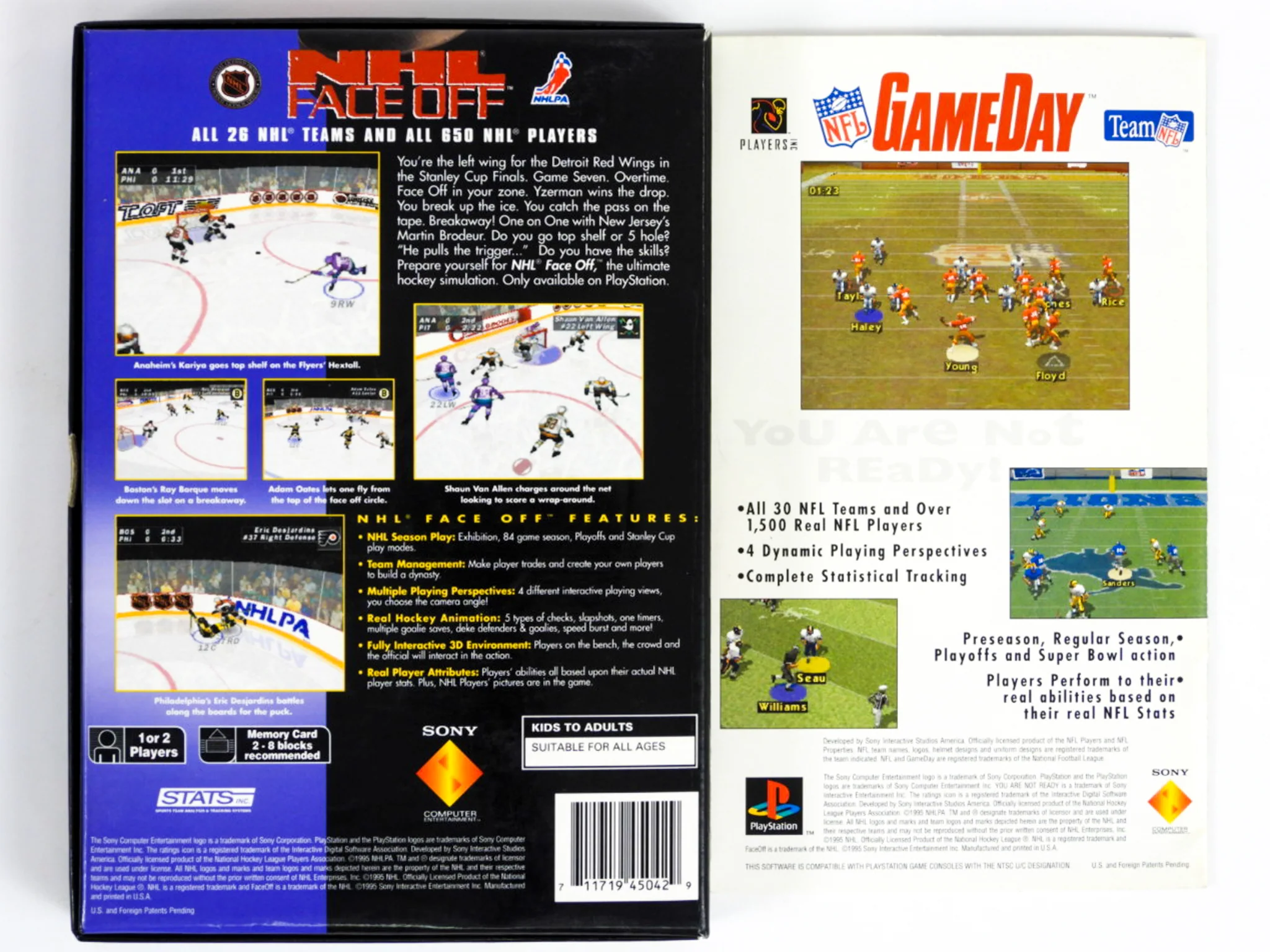NHL FaceOff [Long Box] (PlayStation / PS1) - Image 3