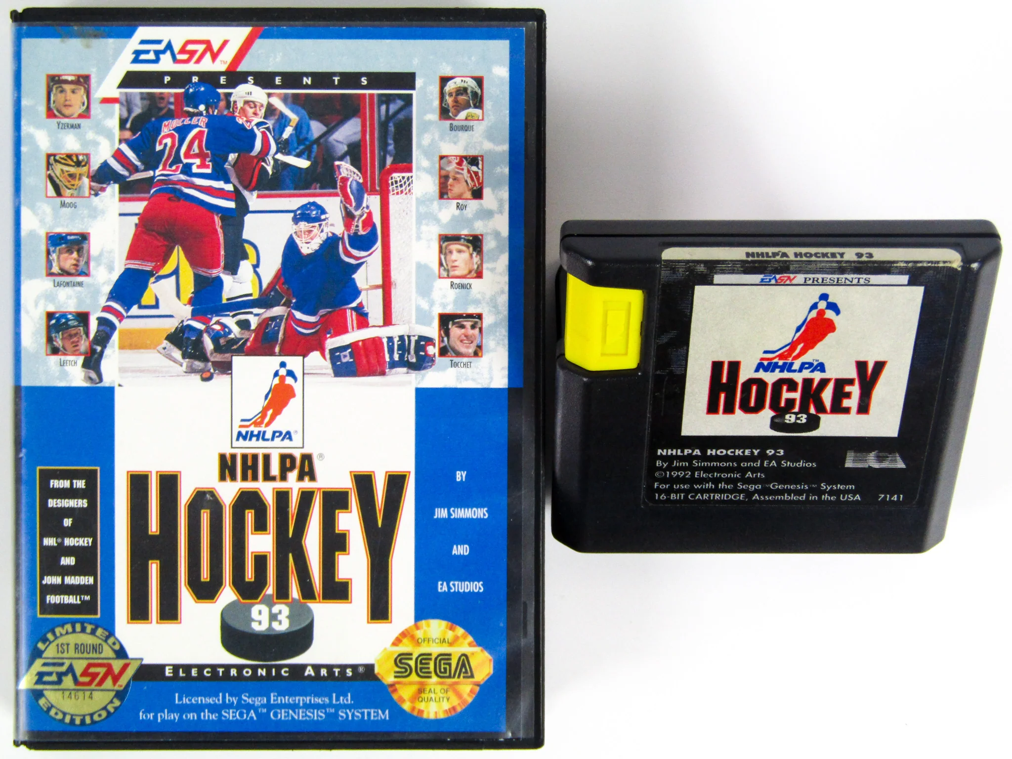 NHLPA Hockey '93 [Limited Edition] (Sega Genesis) - Image 4