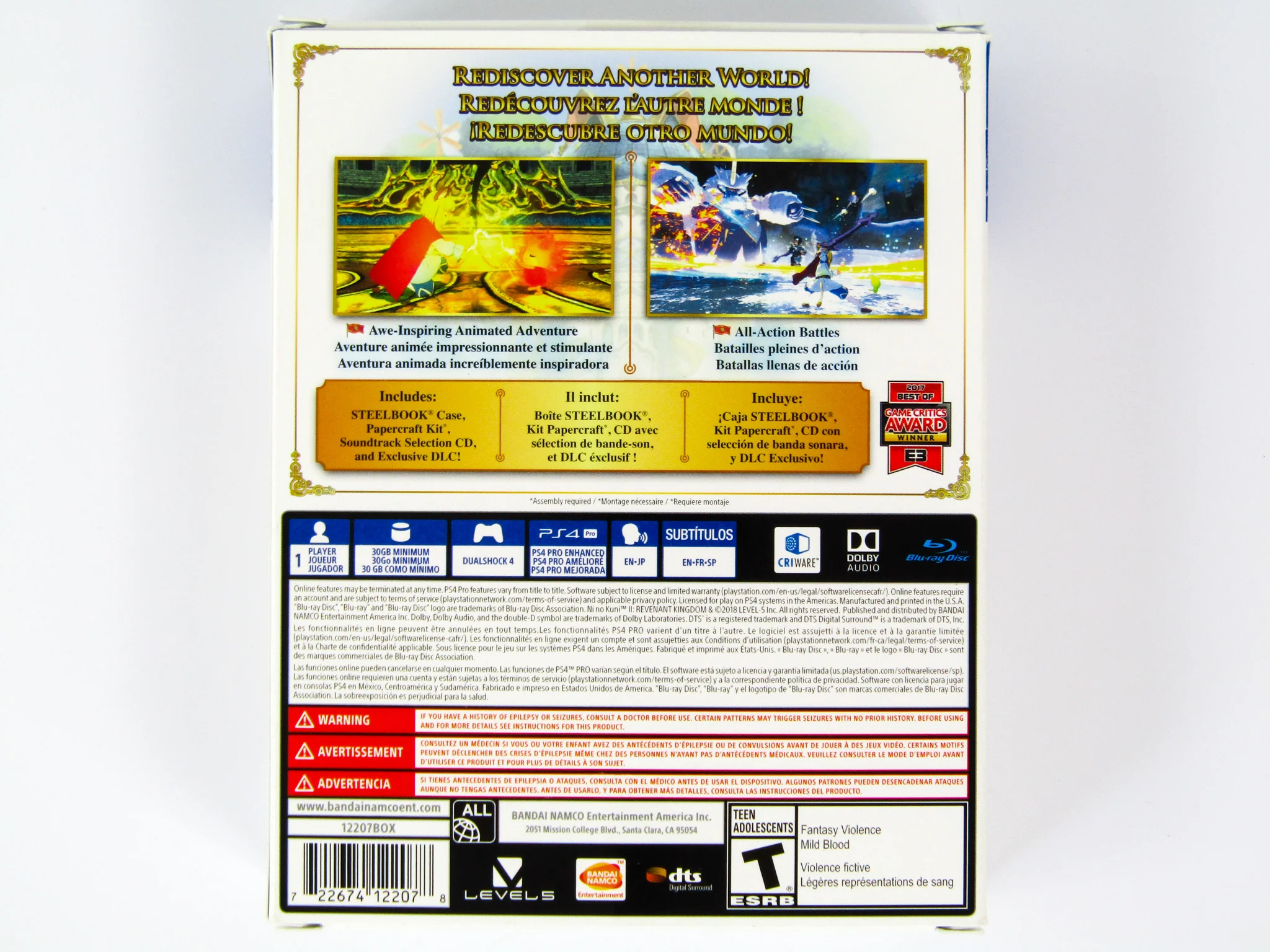 Ni No Kuni II 2 Revenant Kingdom [Premium Edition] (PlayStation 4 / PS4) - Image 2