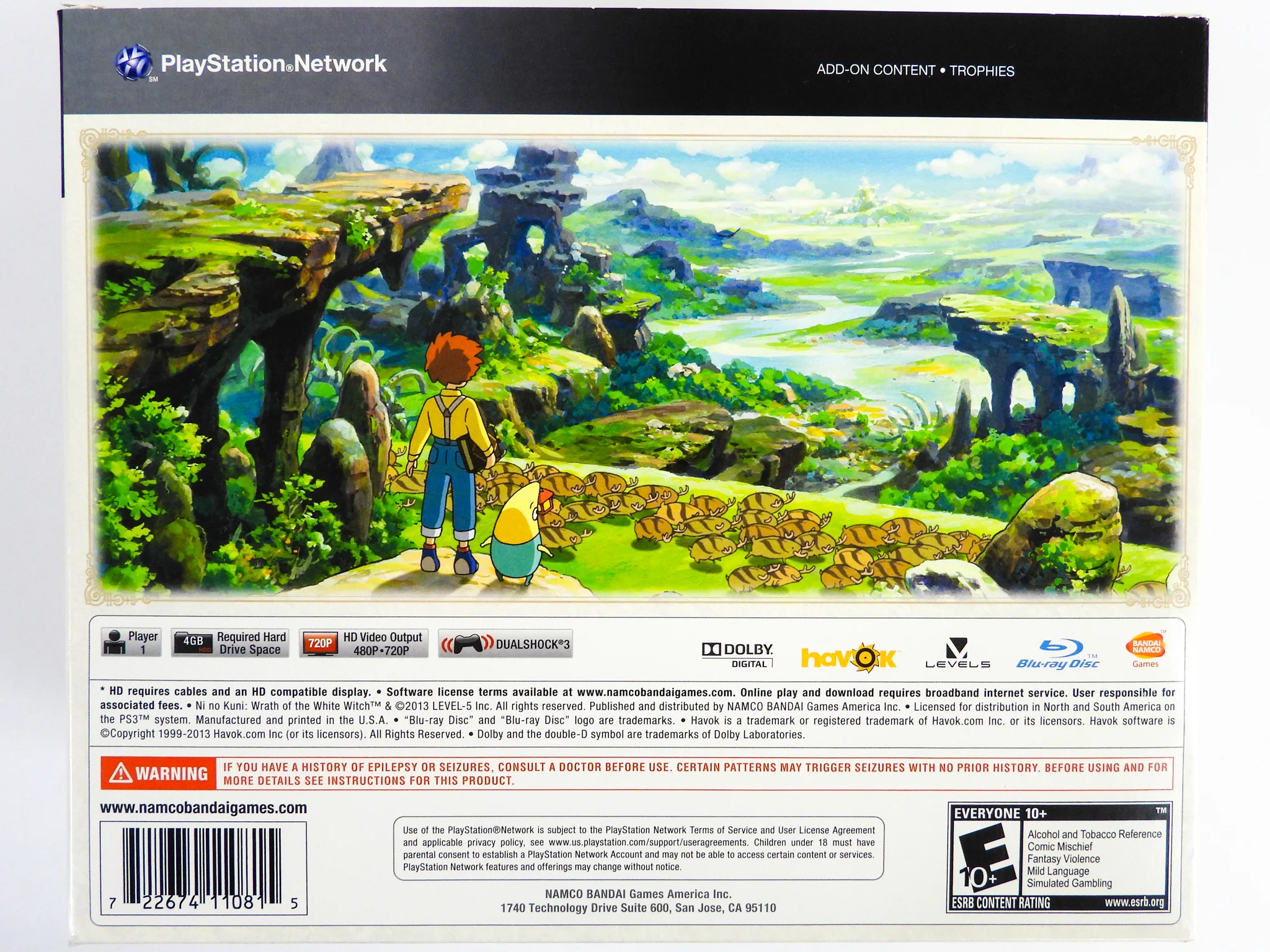 Ni No Kuni: Wrath Of The White Witch [Wizard's Edition] (PlayStation 3 / PS3) - Image 2
