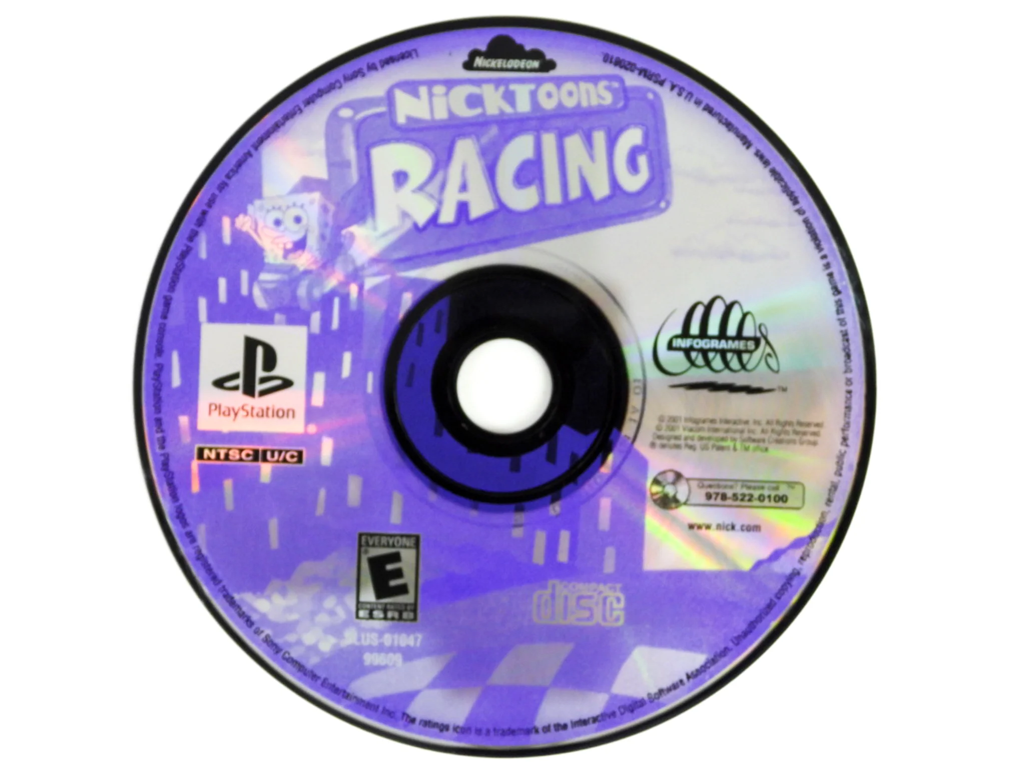 Nicktoons Racing (PlayStation / PS1)
