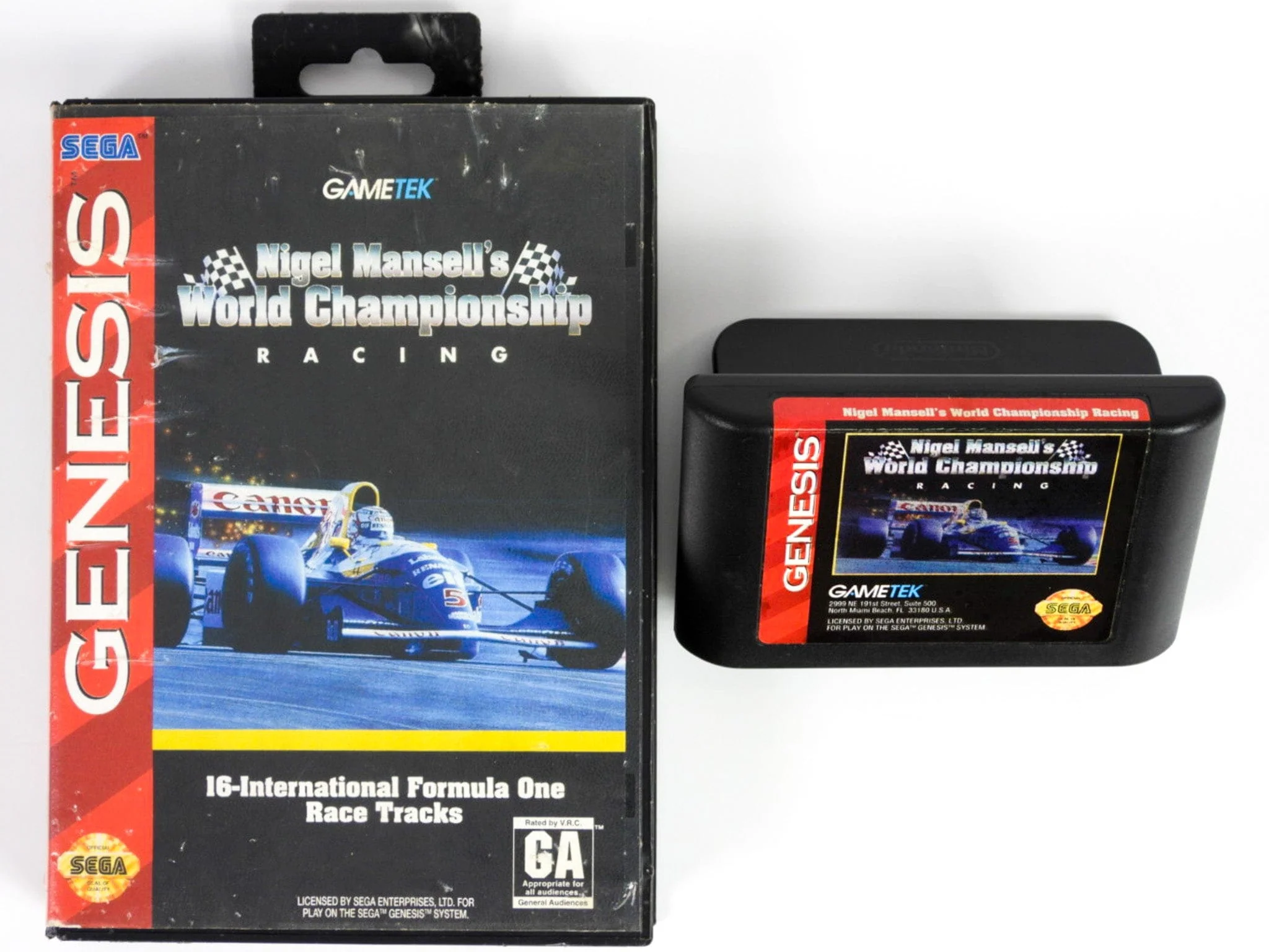 Nigel Mansell's World Championship Racing (Sega Genesis) - Image 4