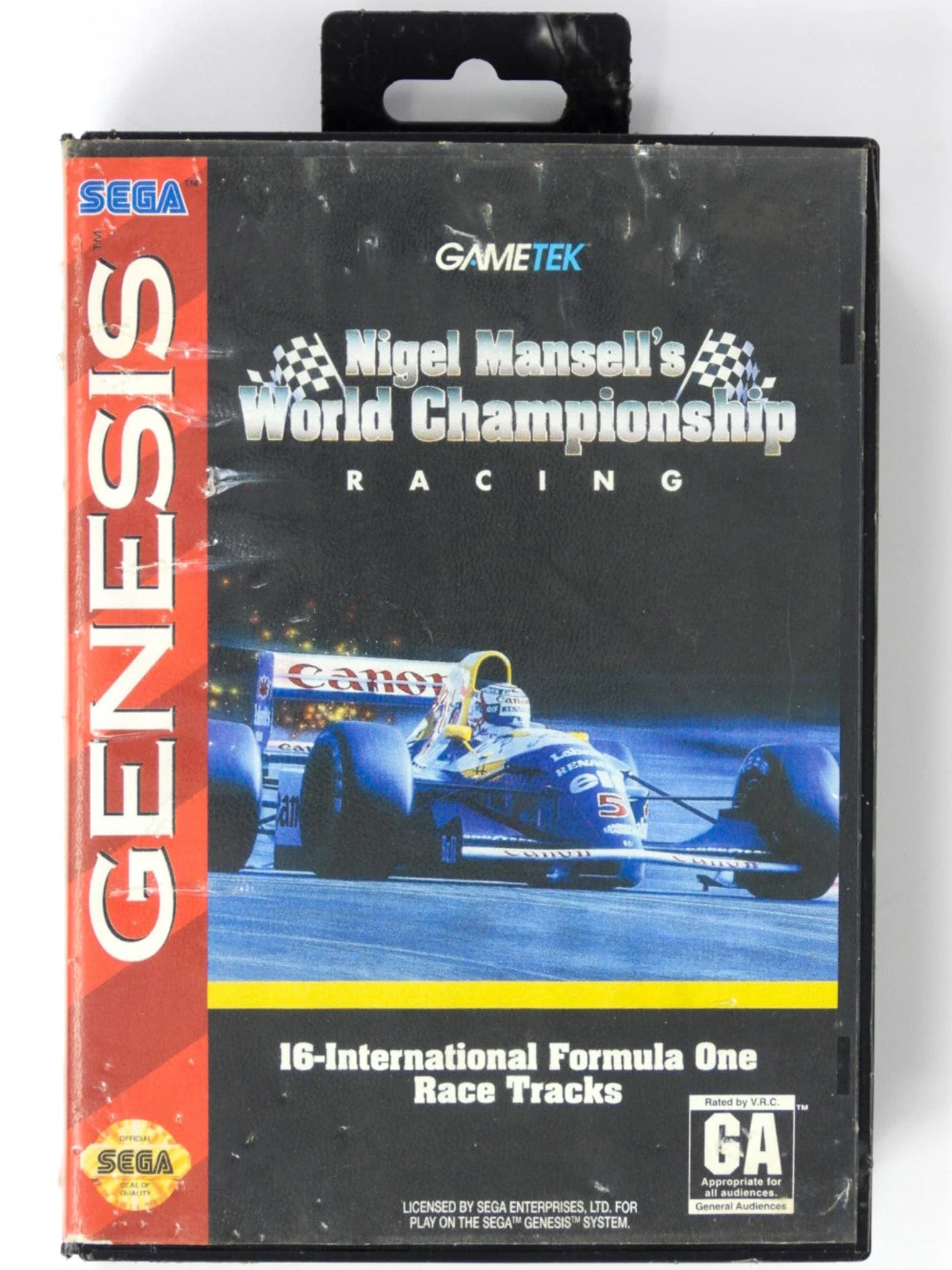 Nigel Mansell's World Championship Racing (Sega Genesis) - Image 5